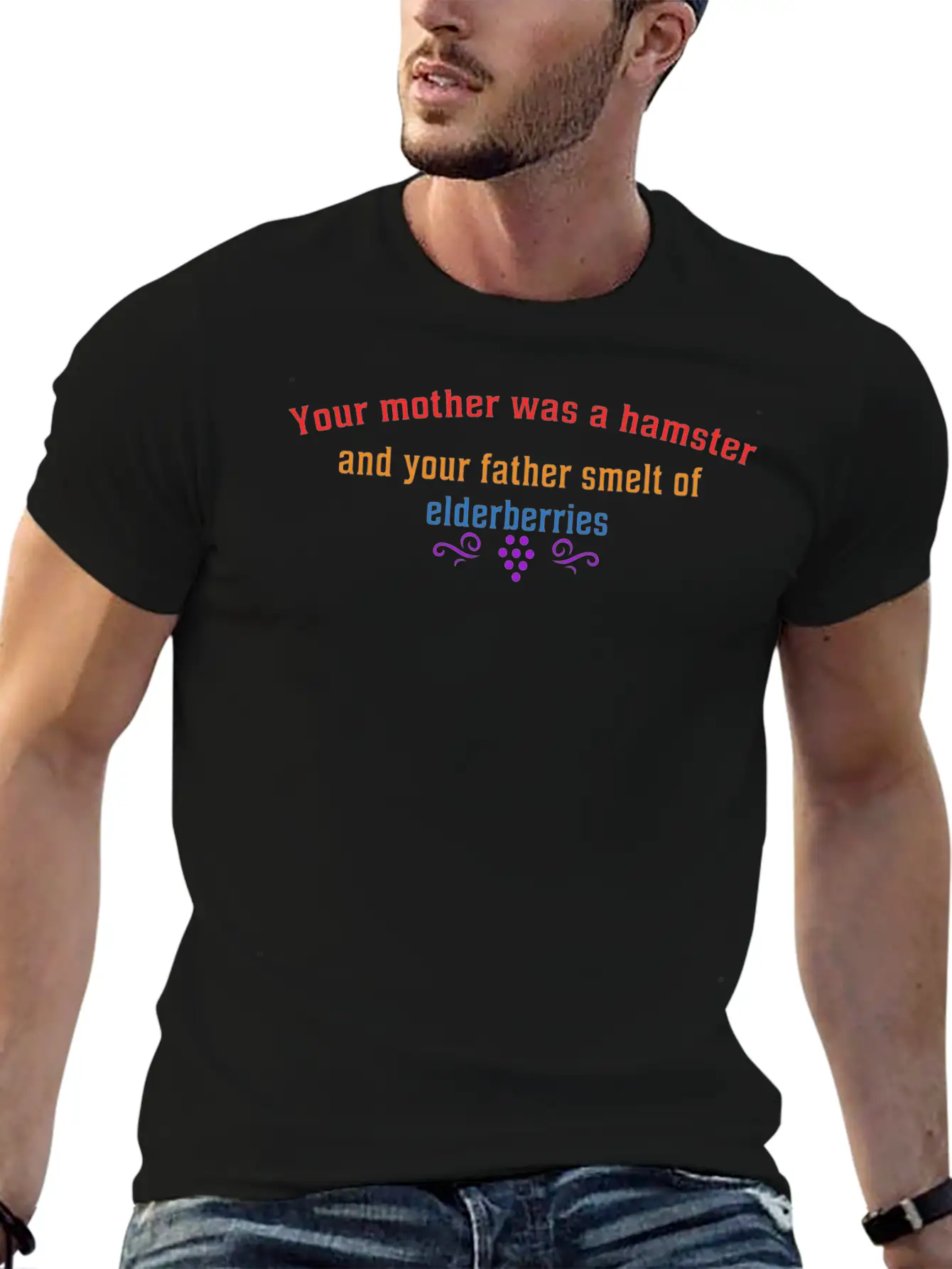 Your Mother Was A Hamster And Your Father Smelt Of Soft Cotton Short Sleeve Tee – Unisex Wardrobe Staple