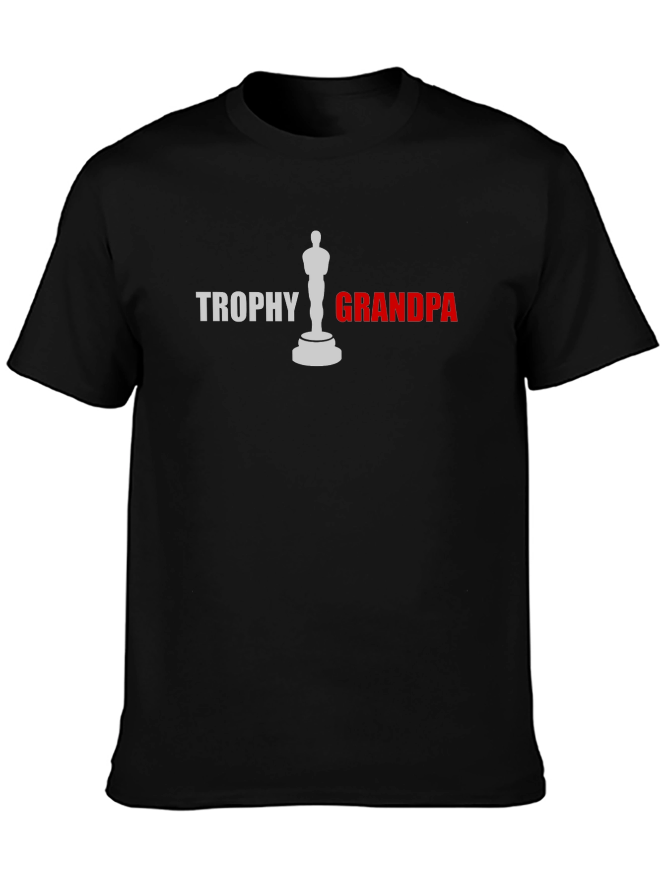 Trophy Grandpa Graphic T-Shirt - Black