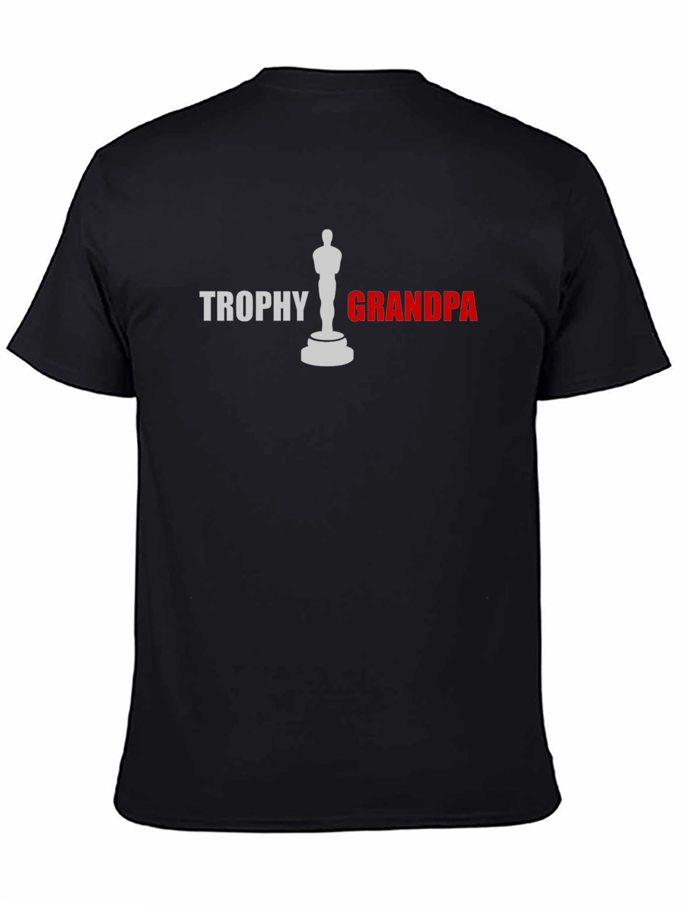 Trophy Grandpa Graphic T-Shirt - Black