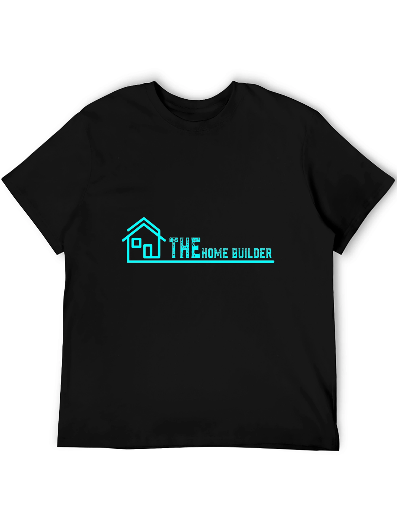 The Home Builder Graphic Tee - Black Cotton T-Shirt