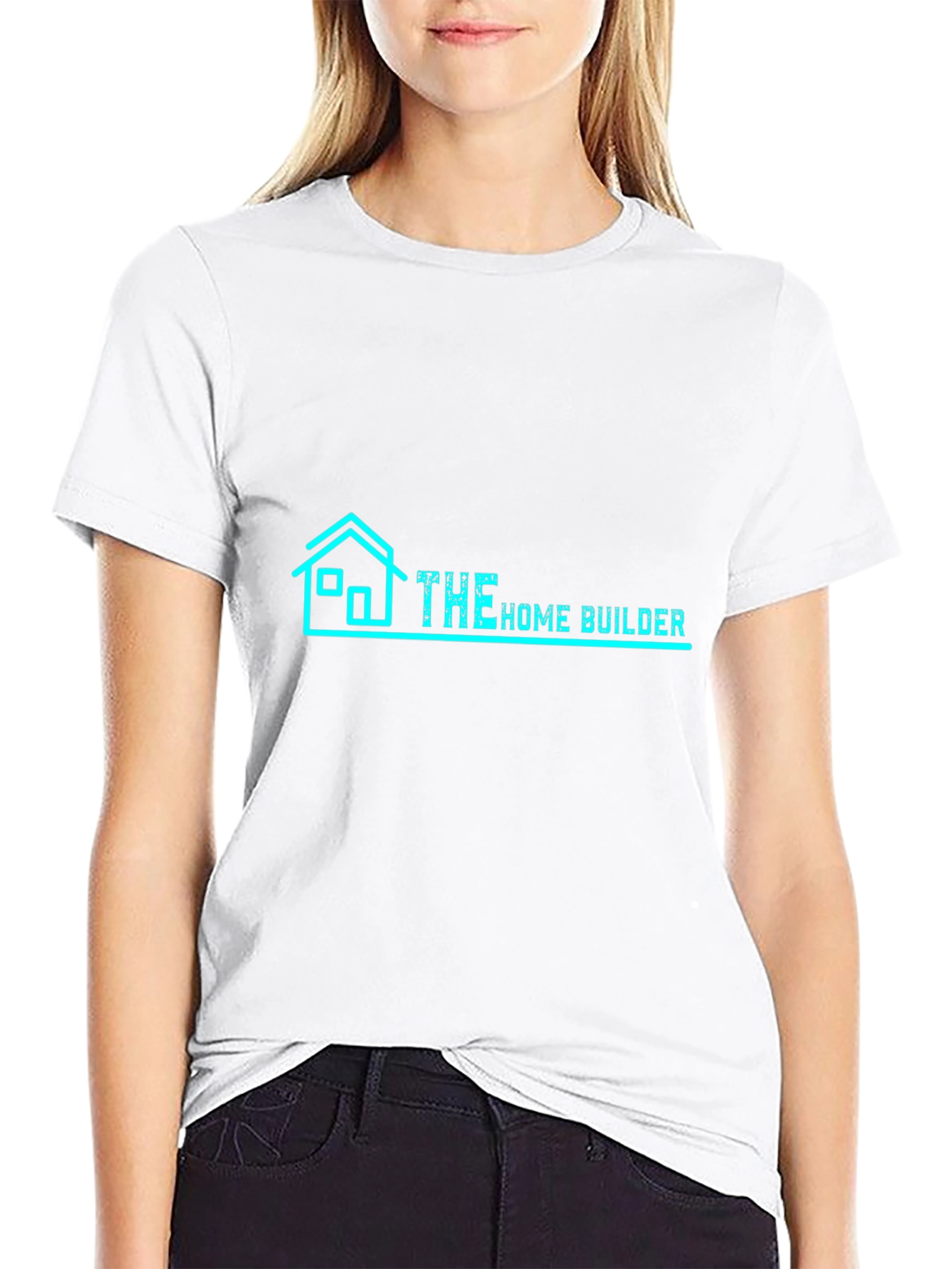 The Home Builder Graphic Tee - Black Cotton T-Shirt
