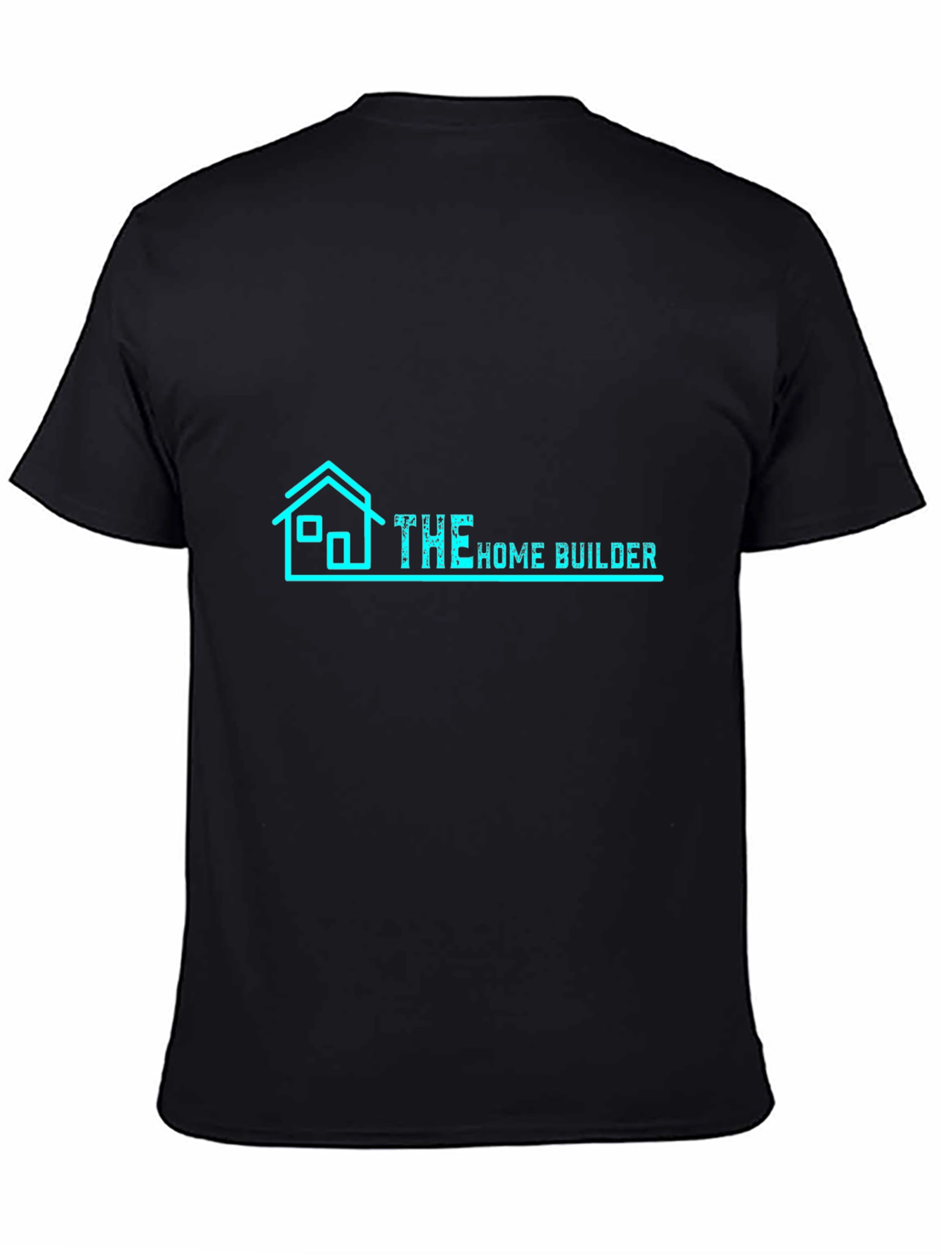 The Home Builder Graphic Tee - Black Cotton T-Shirt