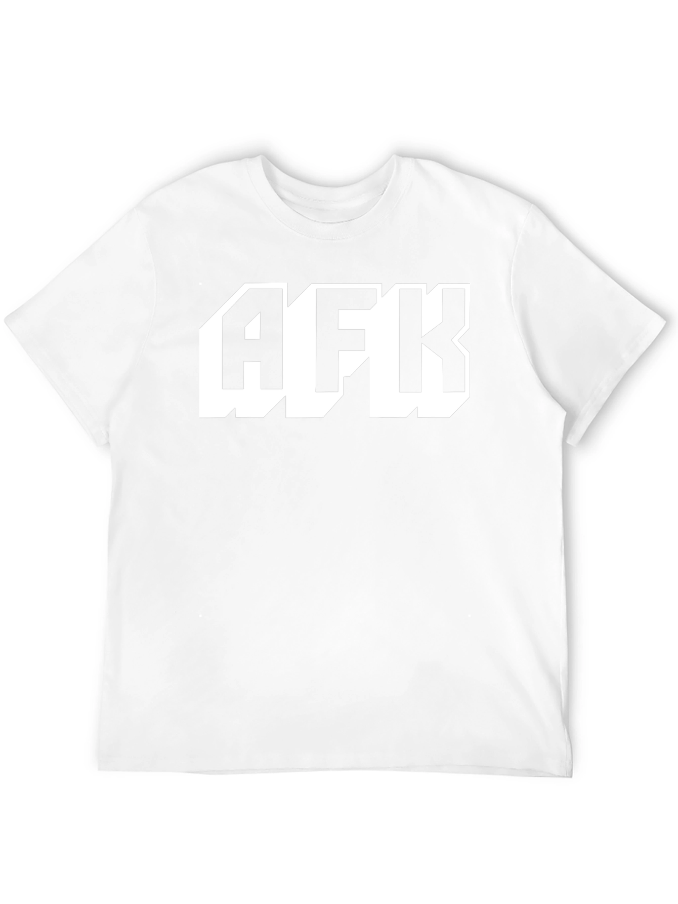 AFK Graphic Tee - Black Cotton T-Shirt
