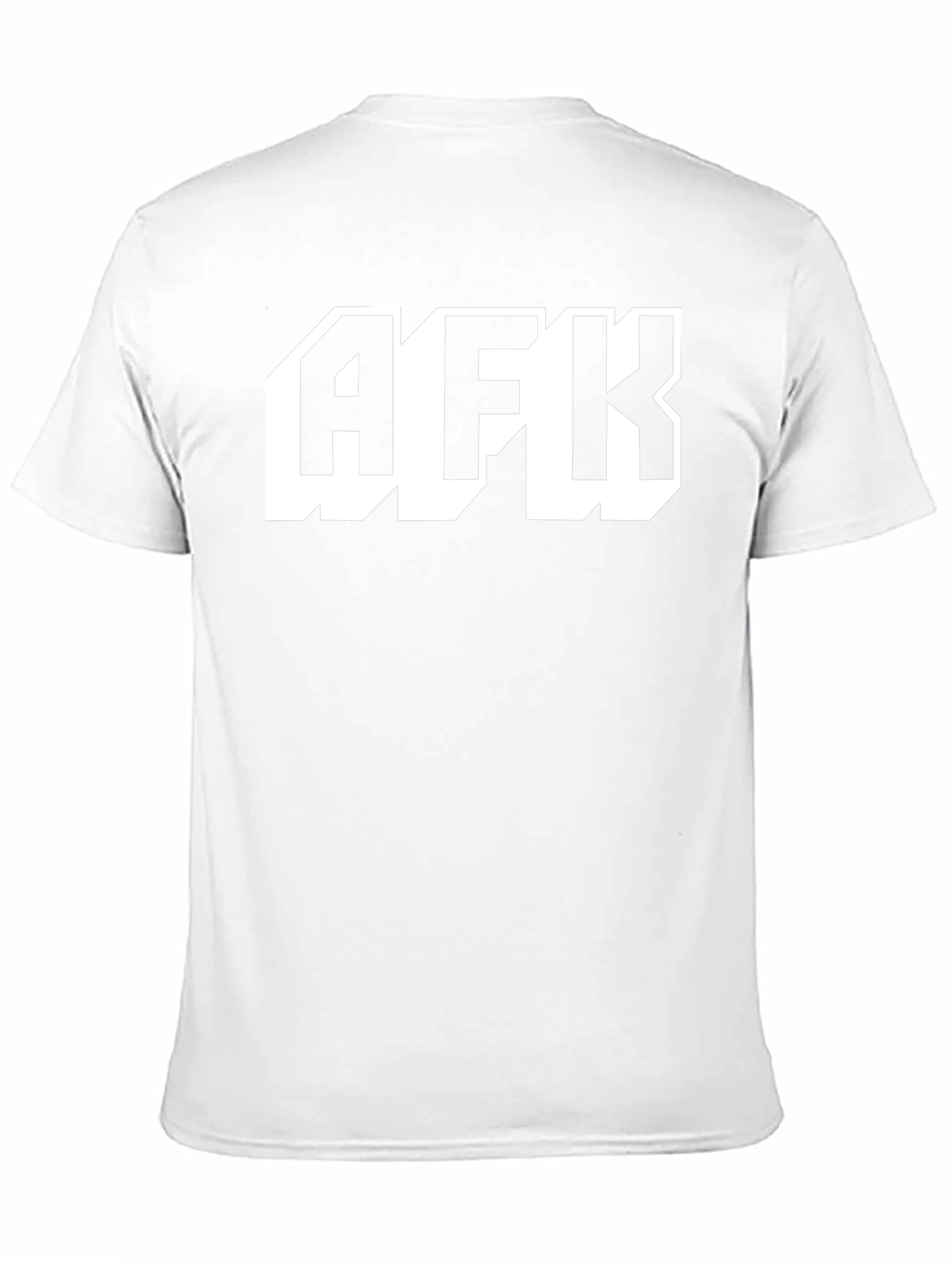 AFK Graphic Tee - Black Cotton T-Shirt