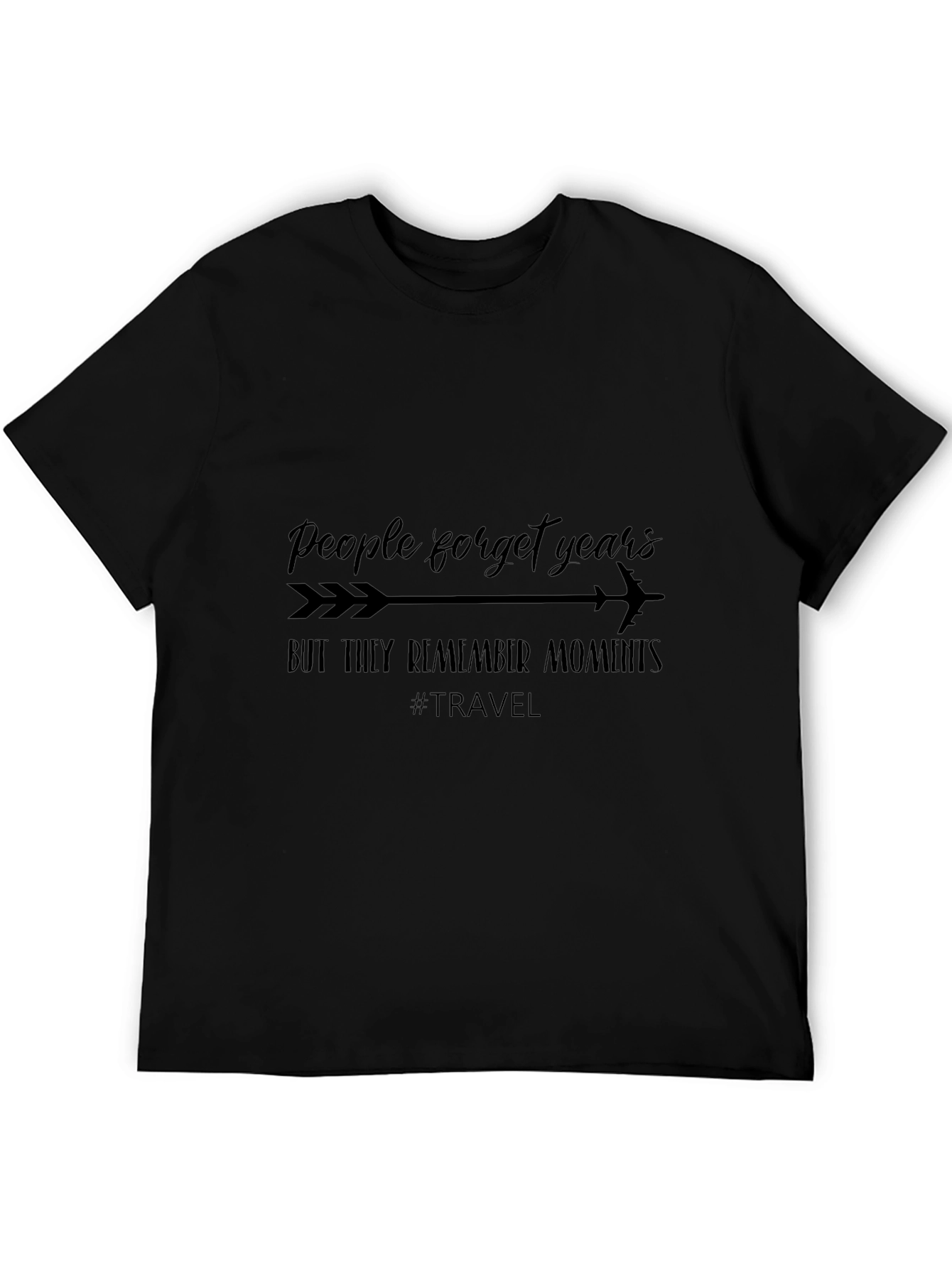 Travel Memories Black T-Shirt