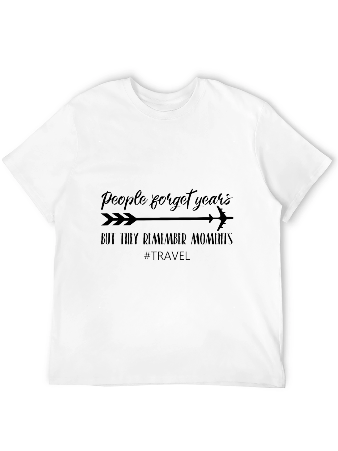 Travel Memories Black T-Shirt
