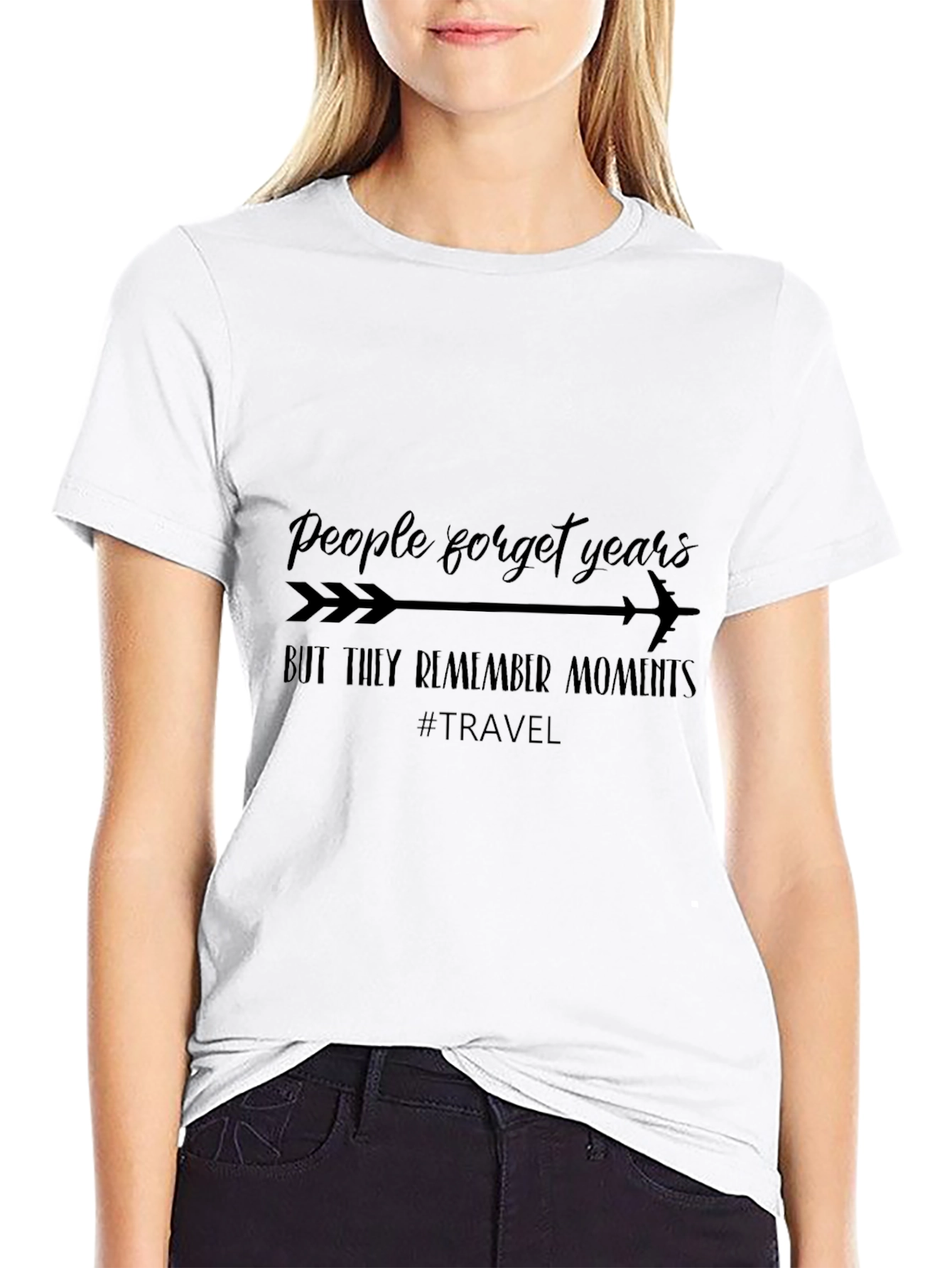 Travel Memories Black T-Shirt