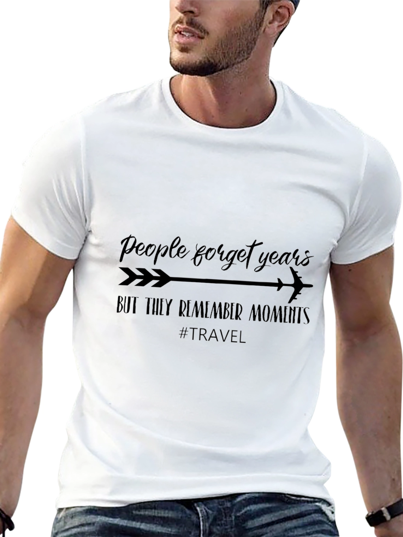 Travel Memories Black T-Shirt