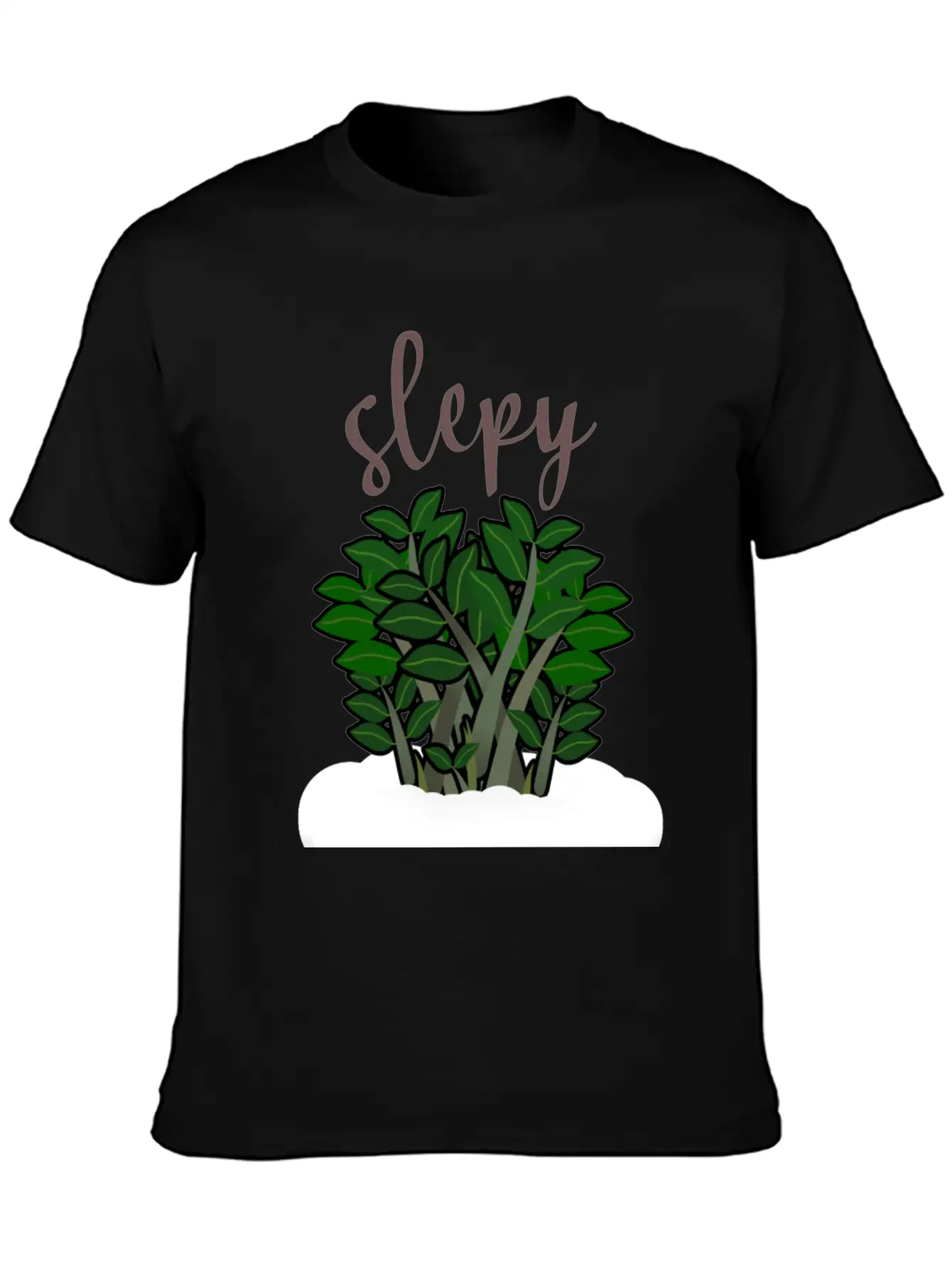 Zzplant Is Slepy Classic Fit Graphic Tee For Daily Comfort – Unisex Cotton Shirt