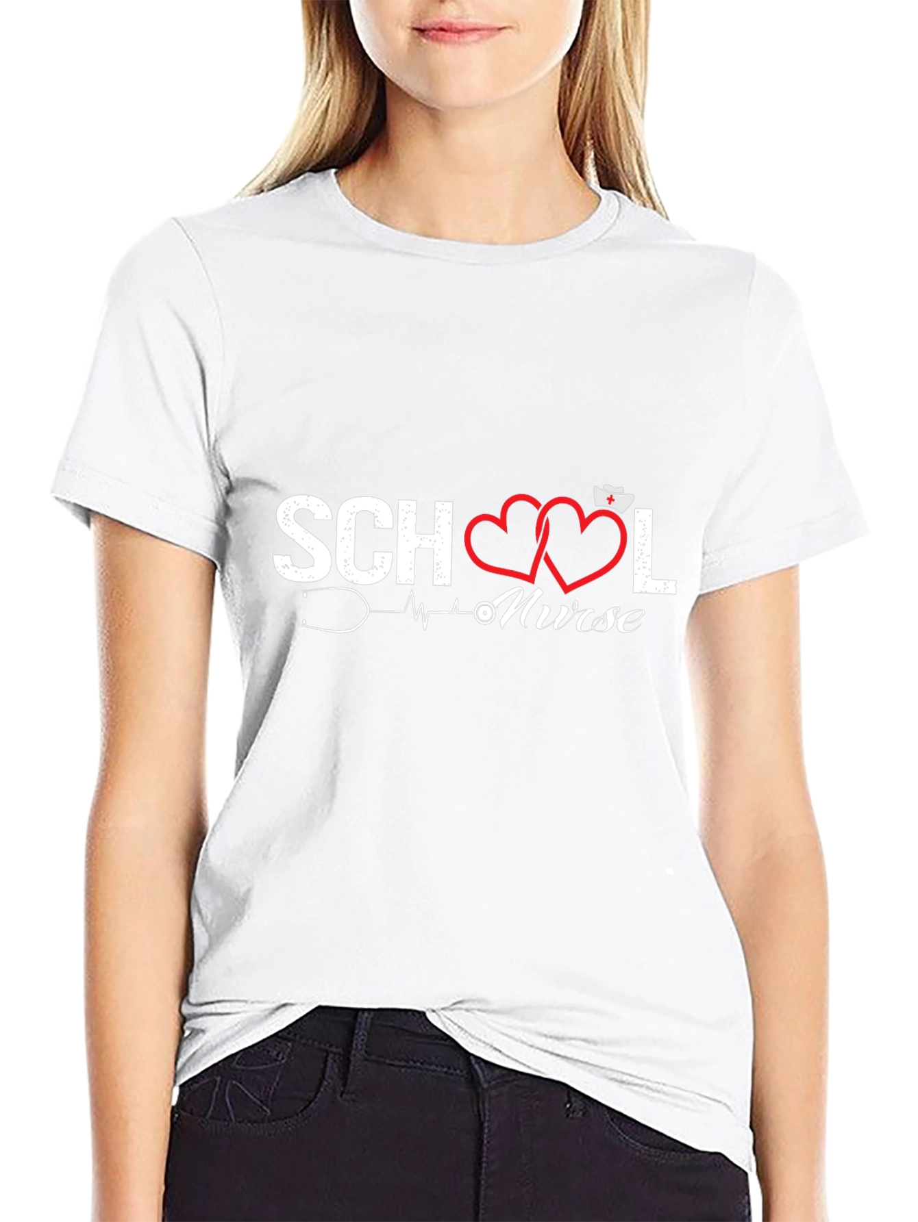 School Nurse T-Shirt - Stylish Medical Apparel