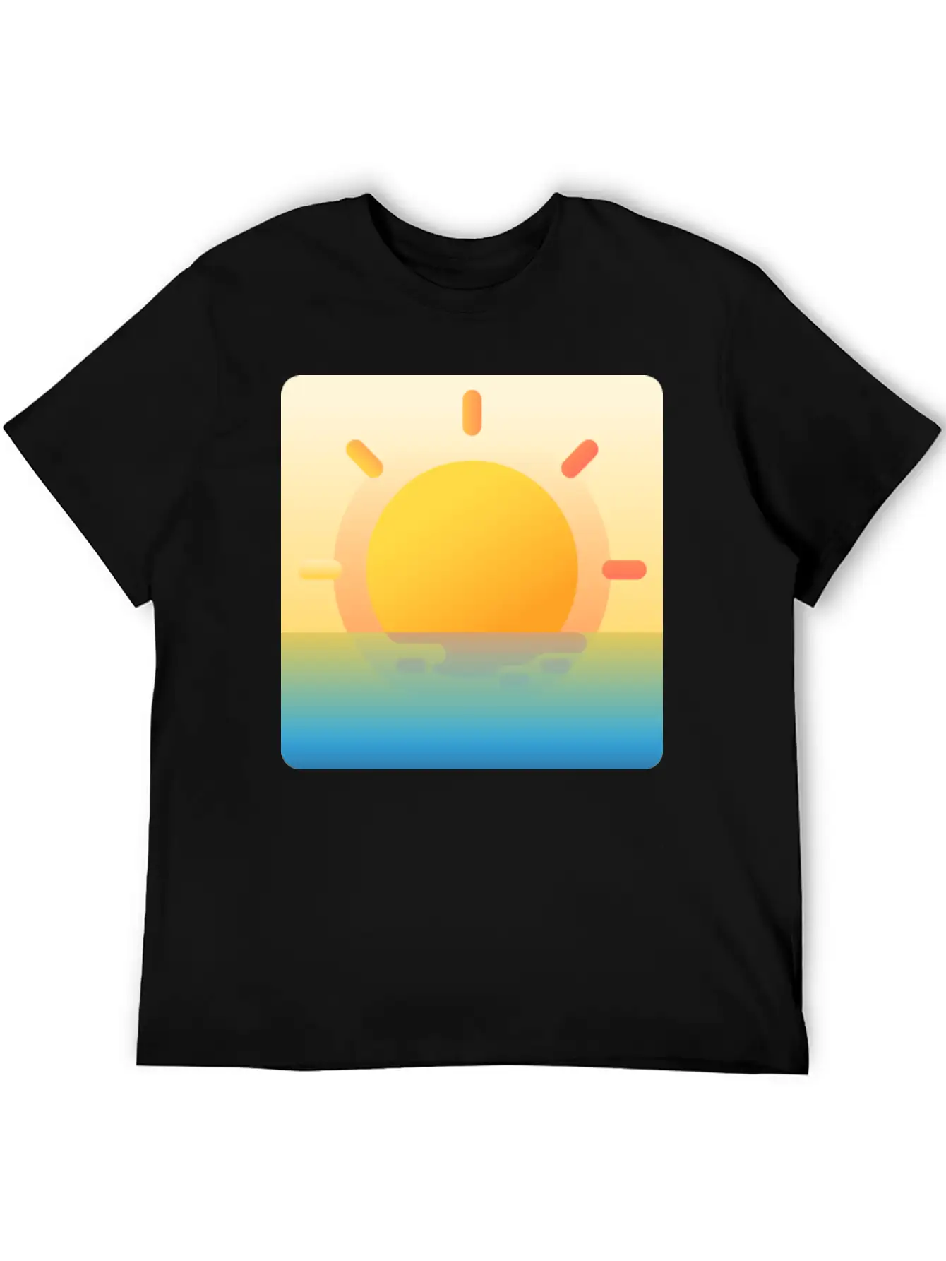 022 Sunrise Unisex Casual T-Shirt – Clean Design For Daily Comfort