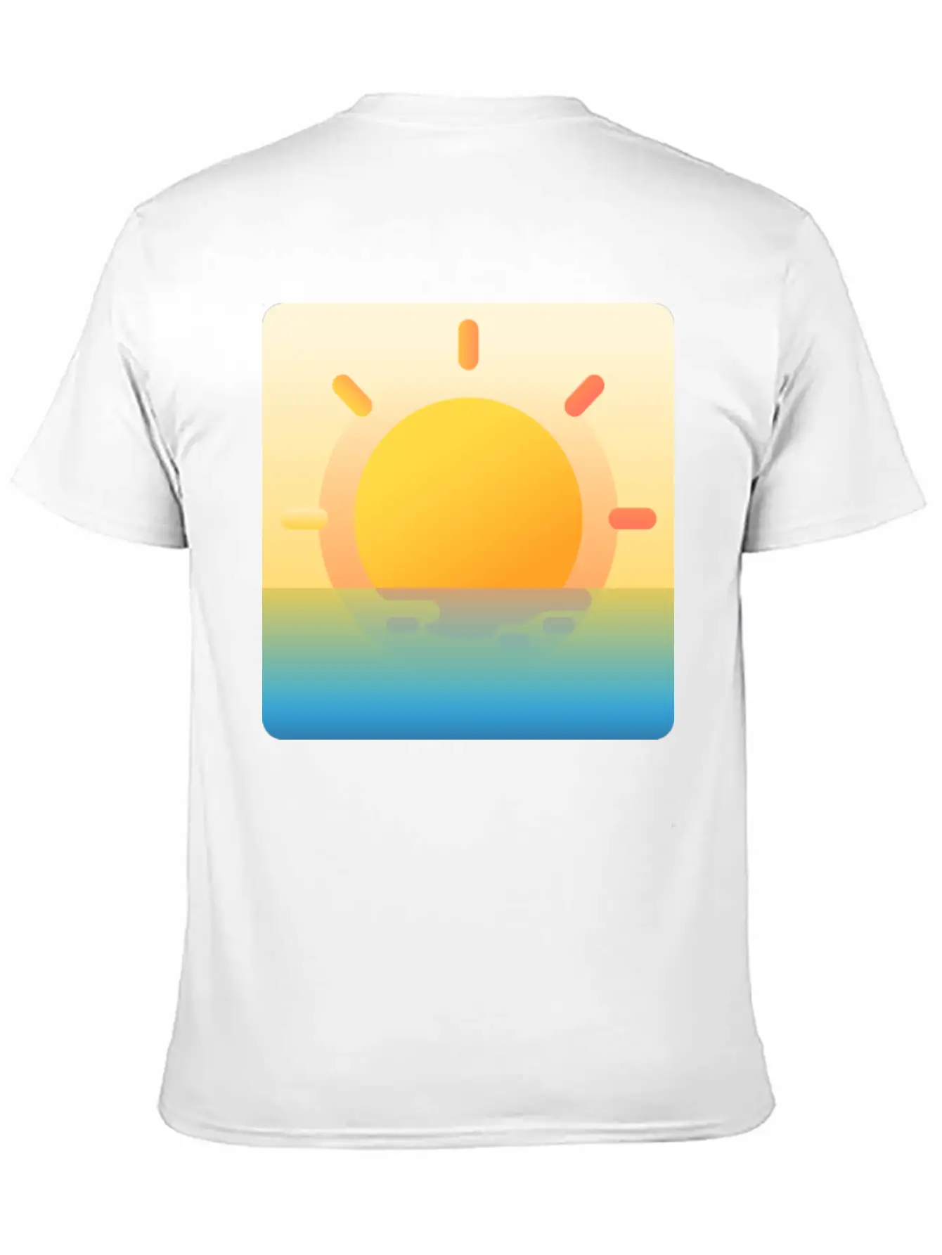 022 Sunrise Unisex Casual T-Shirt – Clean Design For Daily Comfort