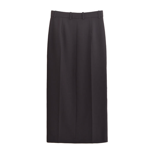 Thin and versatile split skirt for women