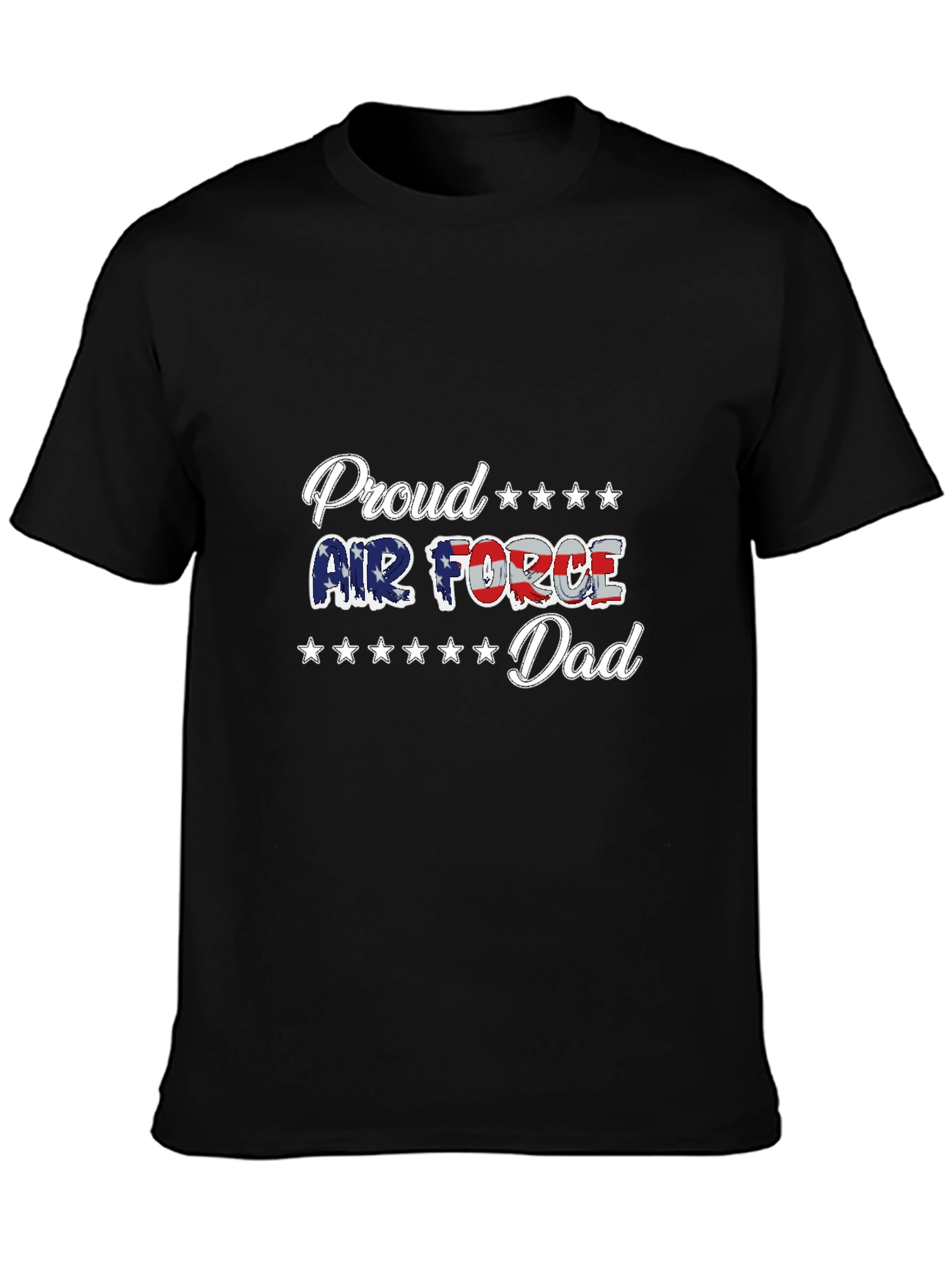 Proud Air Force Dad Graphic T-Shirt