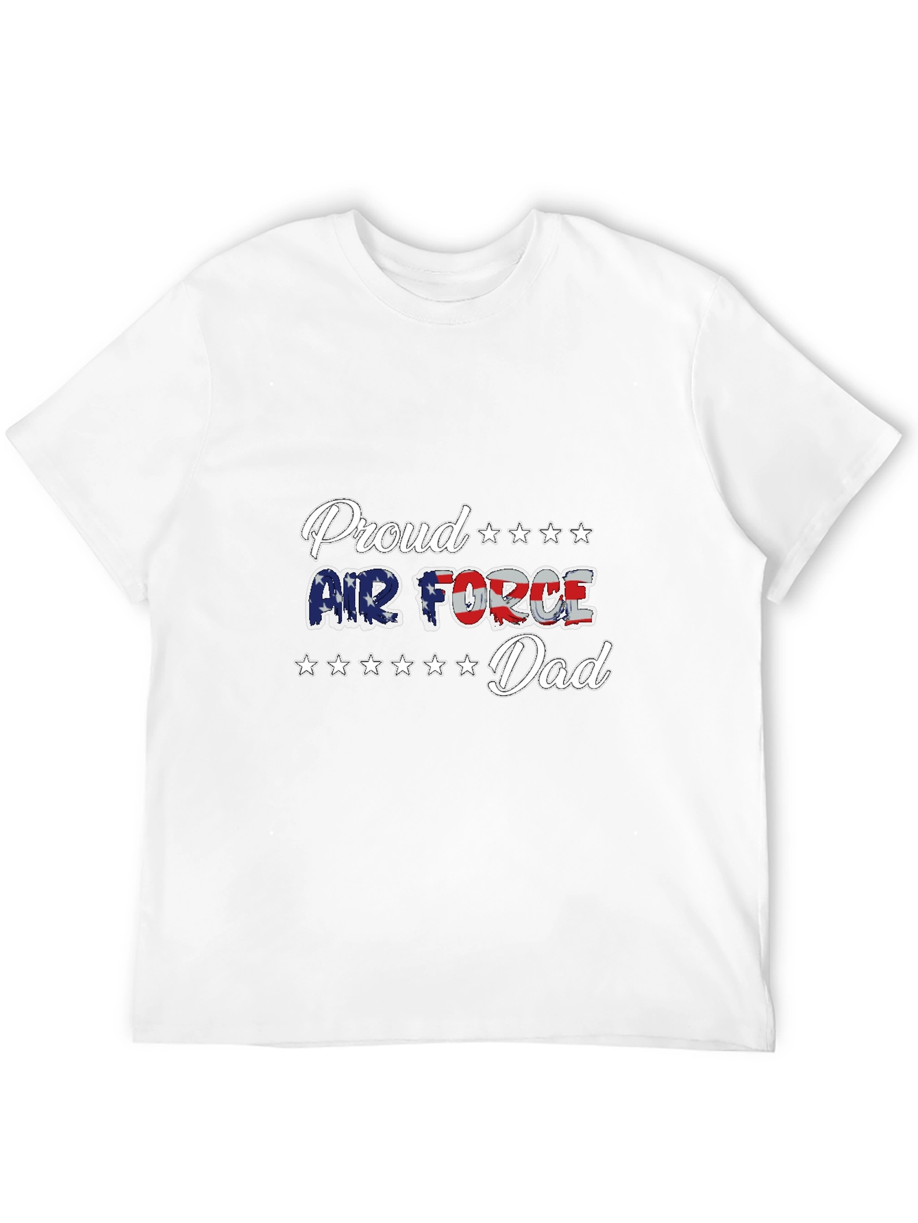 Proud Air Force Dad Graphic T-Shirt
