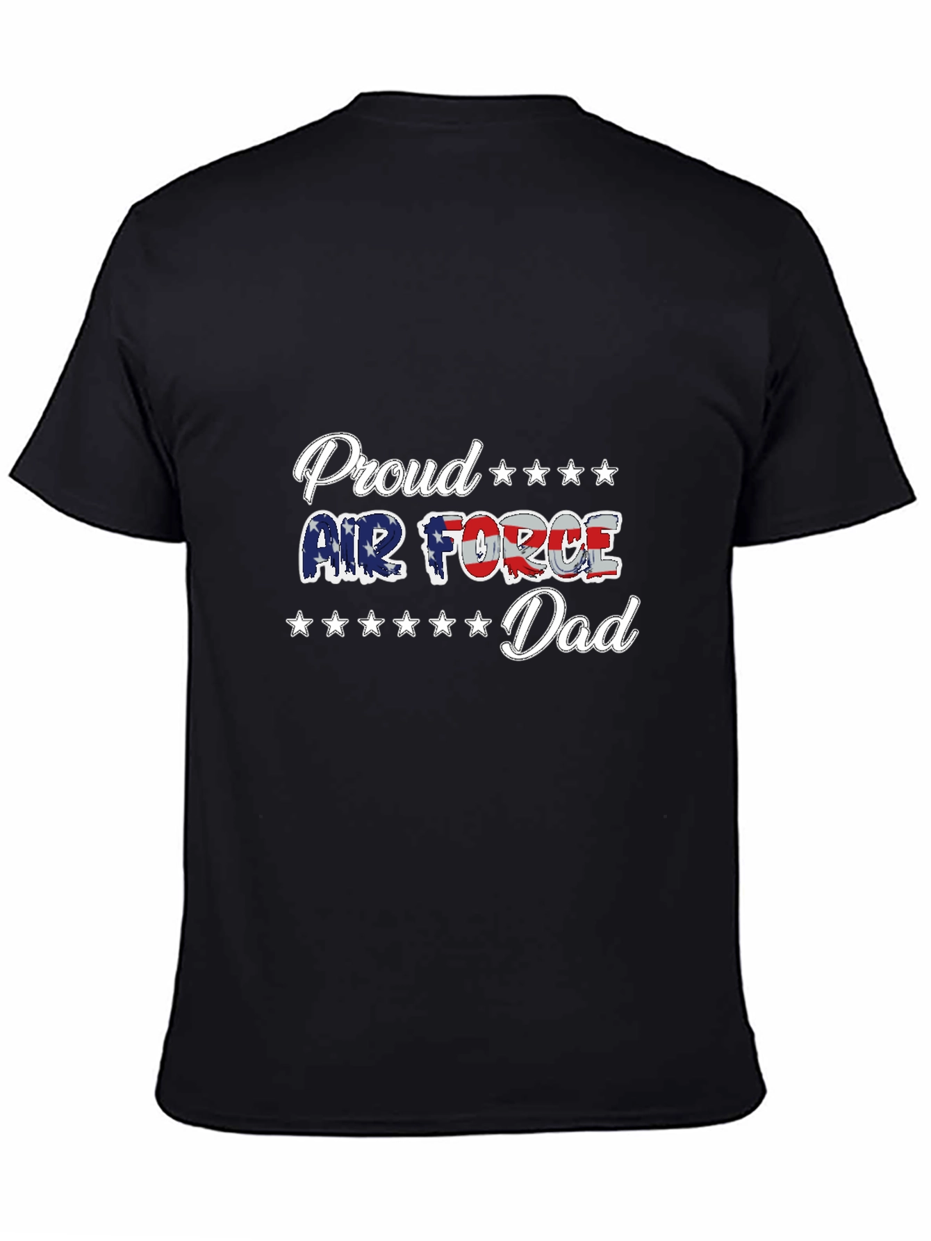 Proud Air Force Dad Graphic T-Shirt