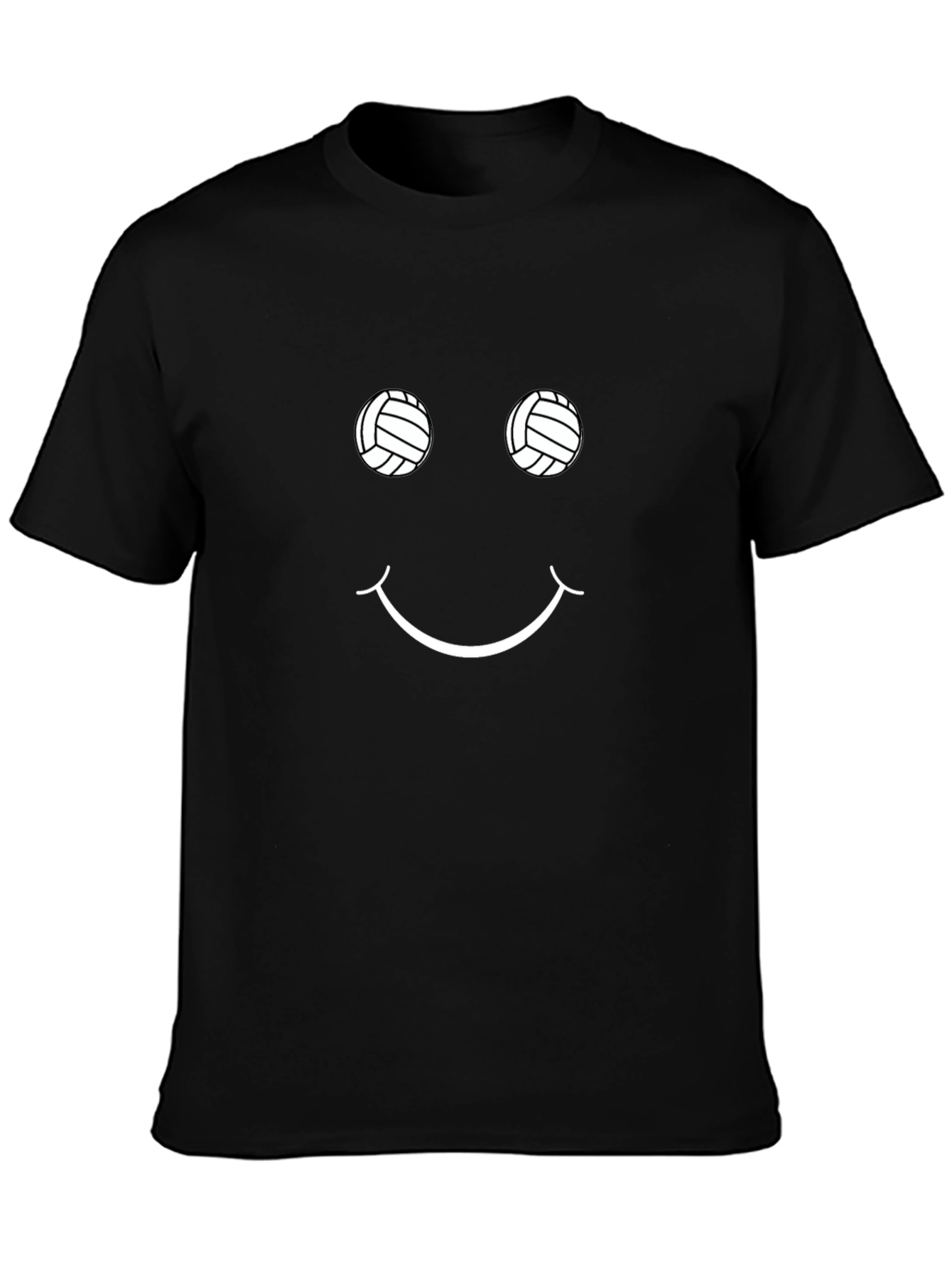 Volleyball Smiley Face Graphic Tee