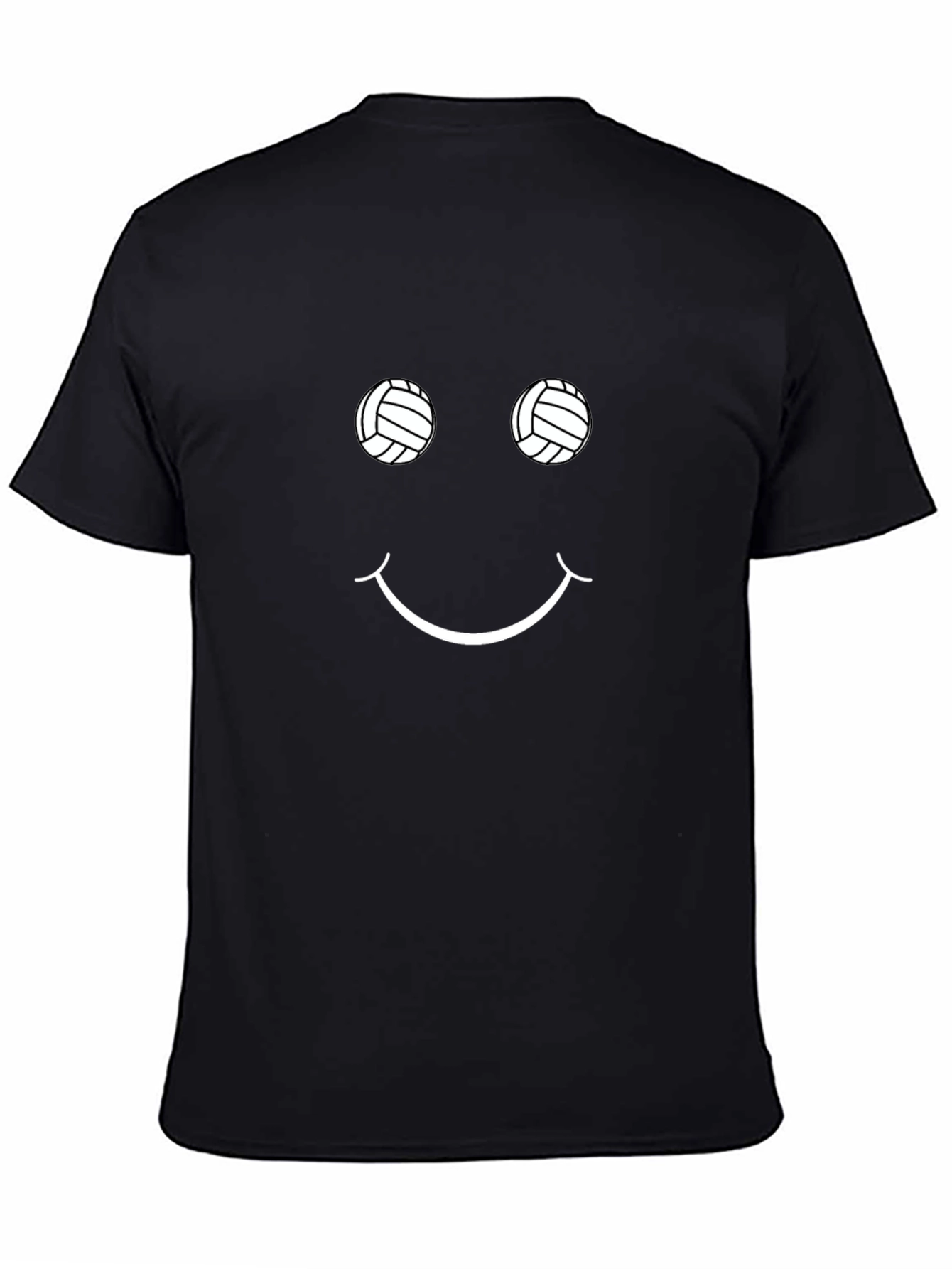 Volleyball Smiley Face Graphic Tee