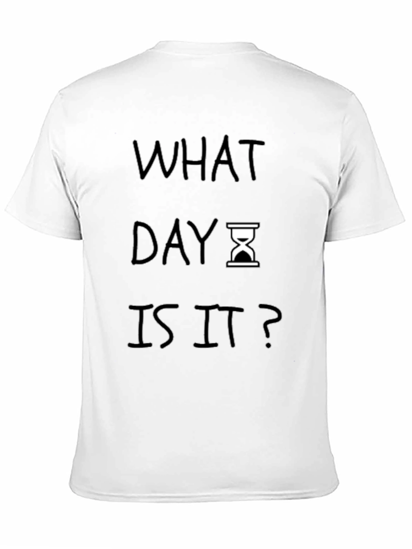 What Day Is It? Mens Black Graphic Tee