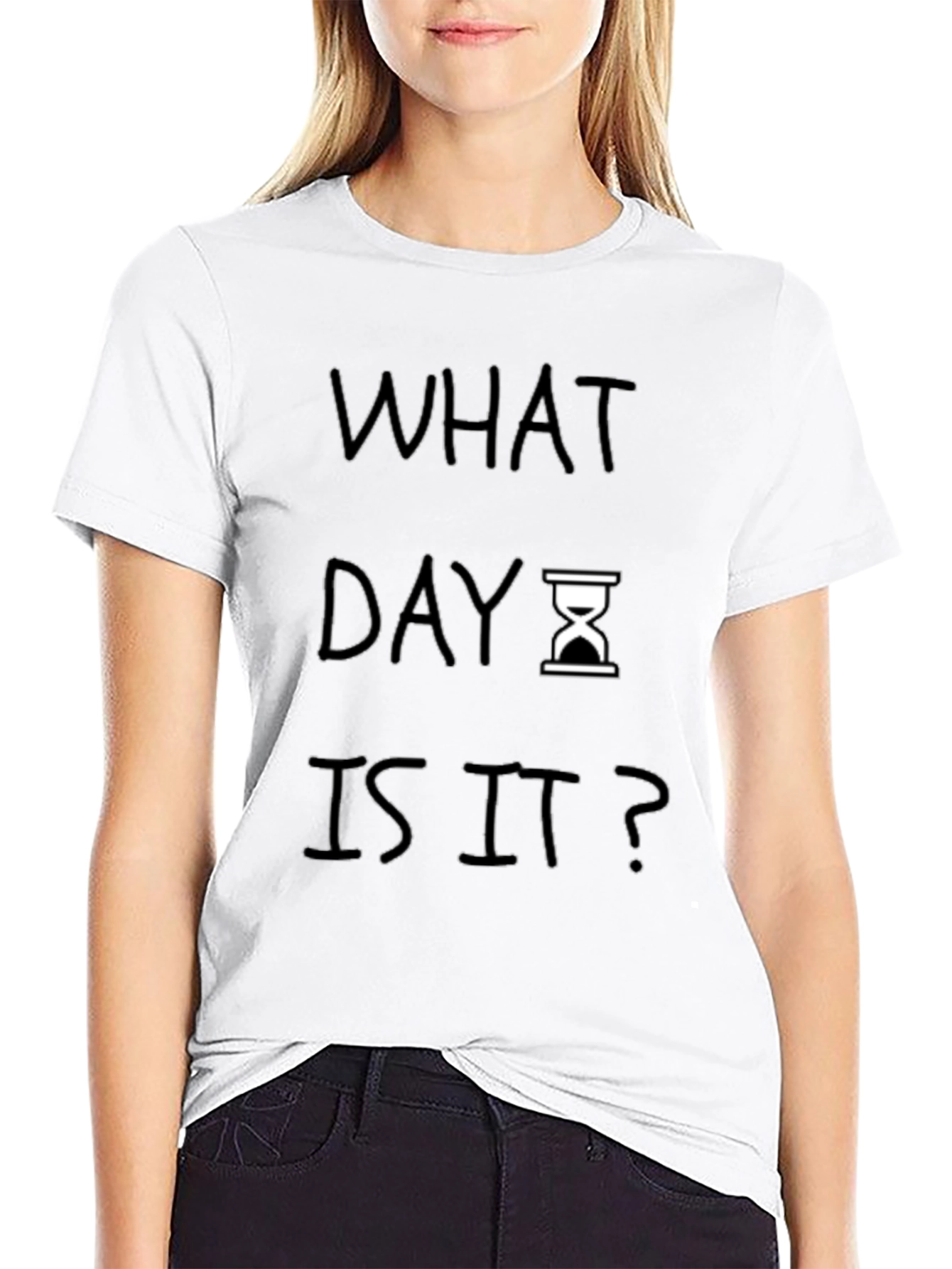 What Day Is It? Mens Black Graphic Tee