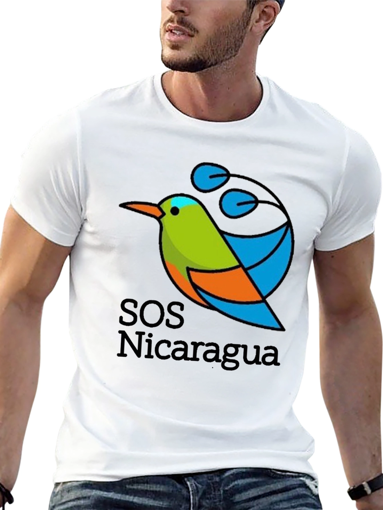 SOS Nicaragua Graphic T-Shirt - Stylish & Comfortable