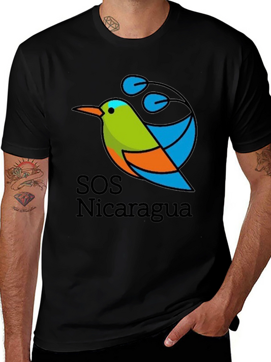 SOS Nicaragua Graphic T-Shirt - Stylish & Comfortable