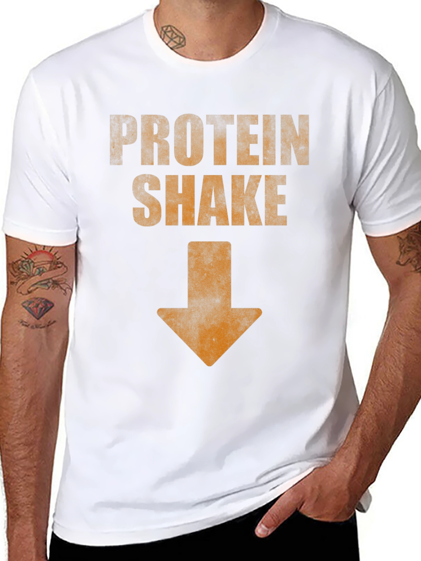 Protein Shake T-Shirt - Funny Gym Workout Tee