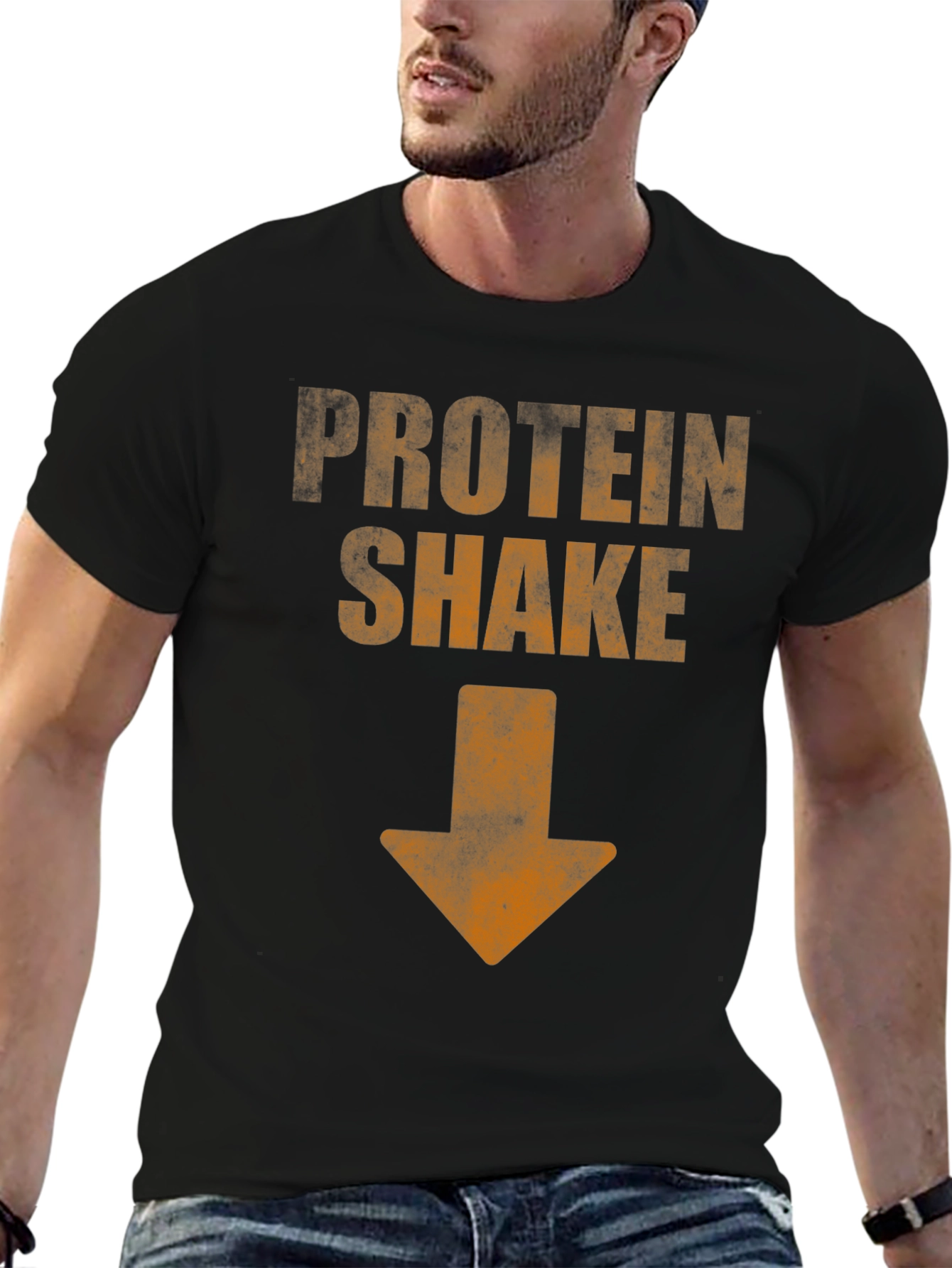 Protein Shake T-Shirt - Funny Gym Workout Tee