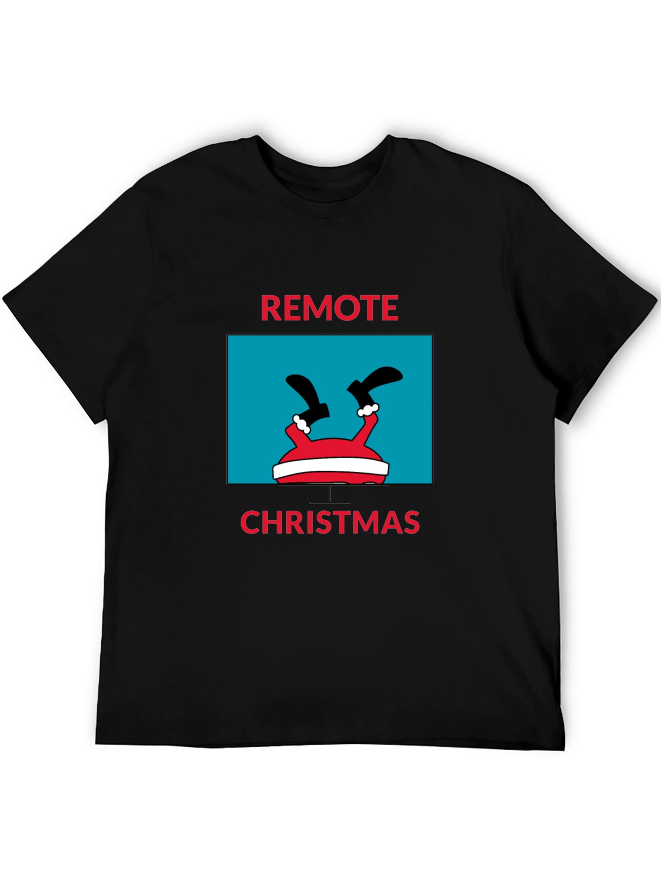 Remote Christmas Holiday Graphic Tee