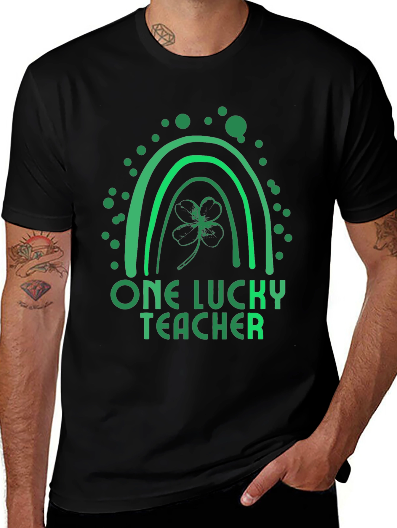 One Lucky Teacher St. Patricks Day T-Shirt
