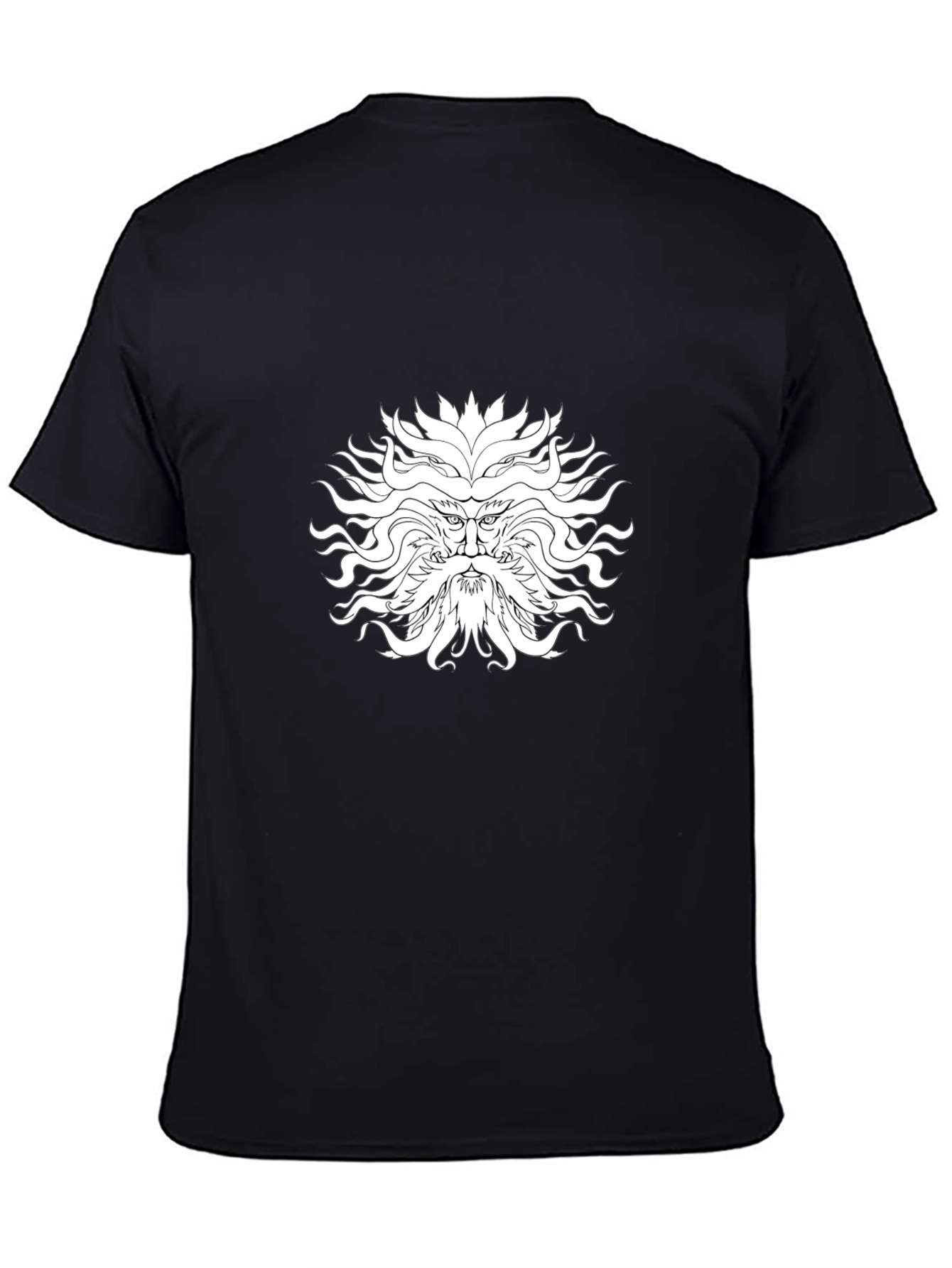 Mystic Man Graphic Black Tee