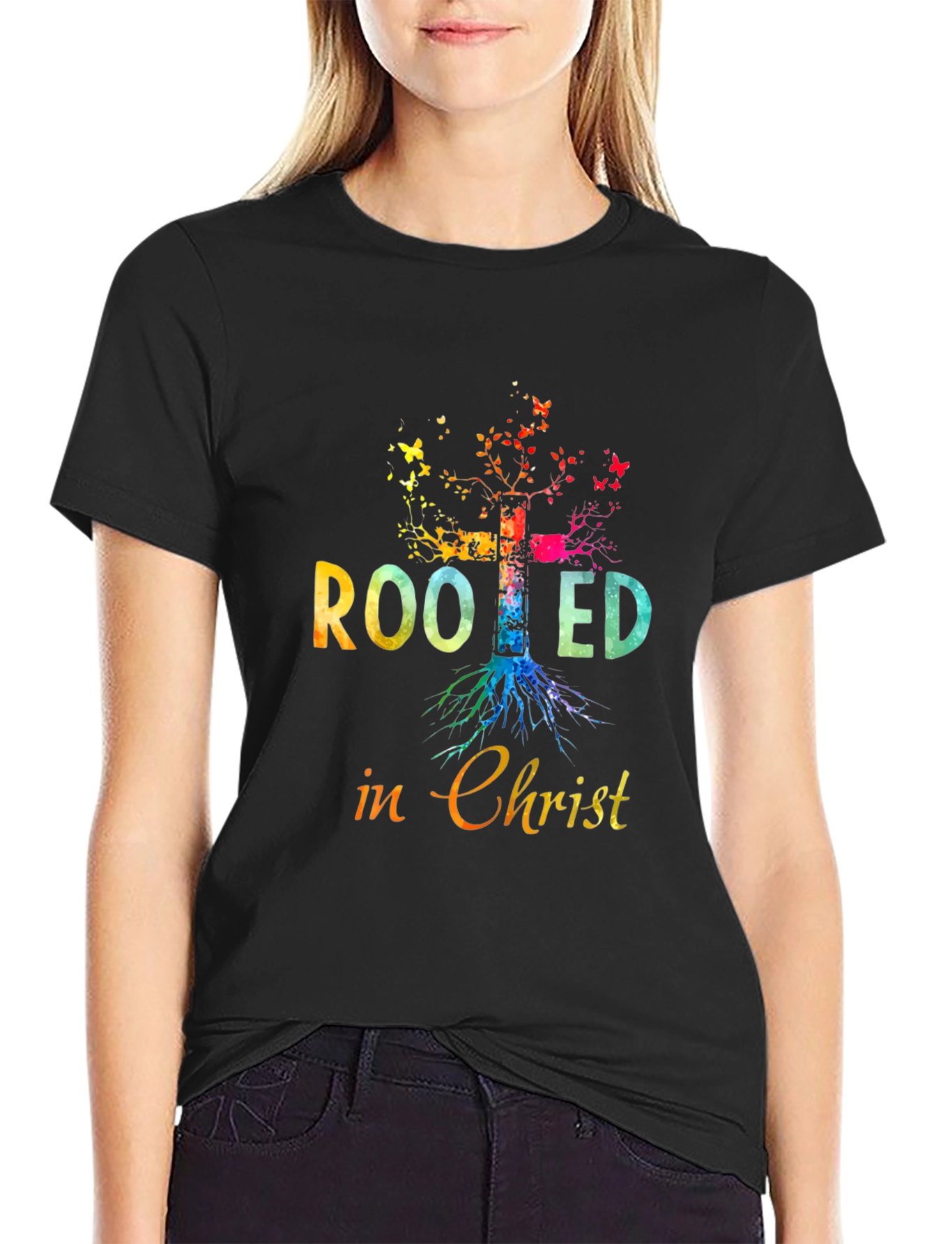 Rooted in Christ Graphic T-Shirt
