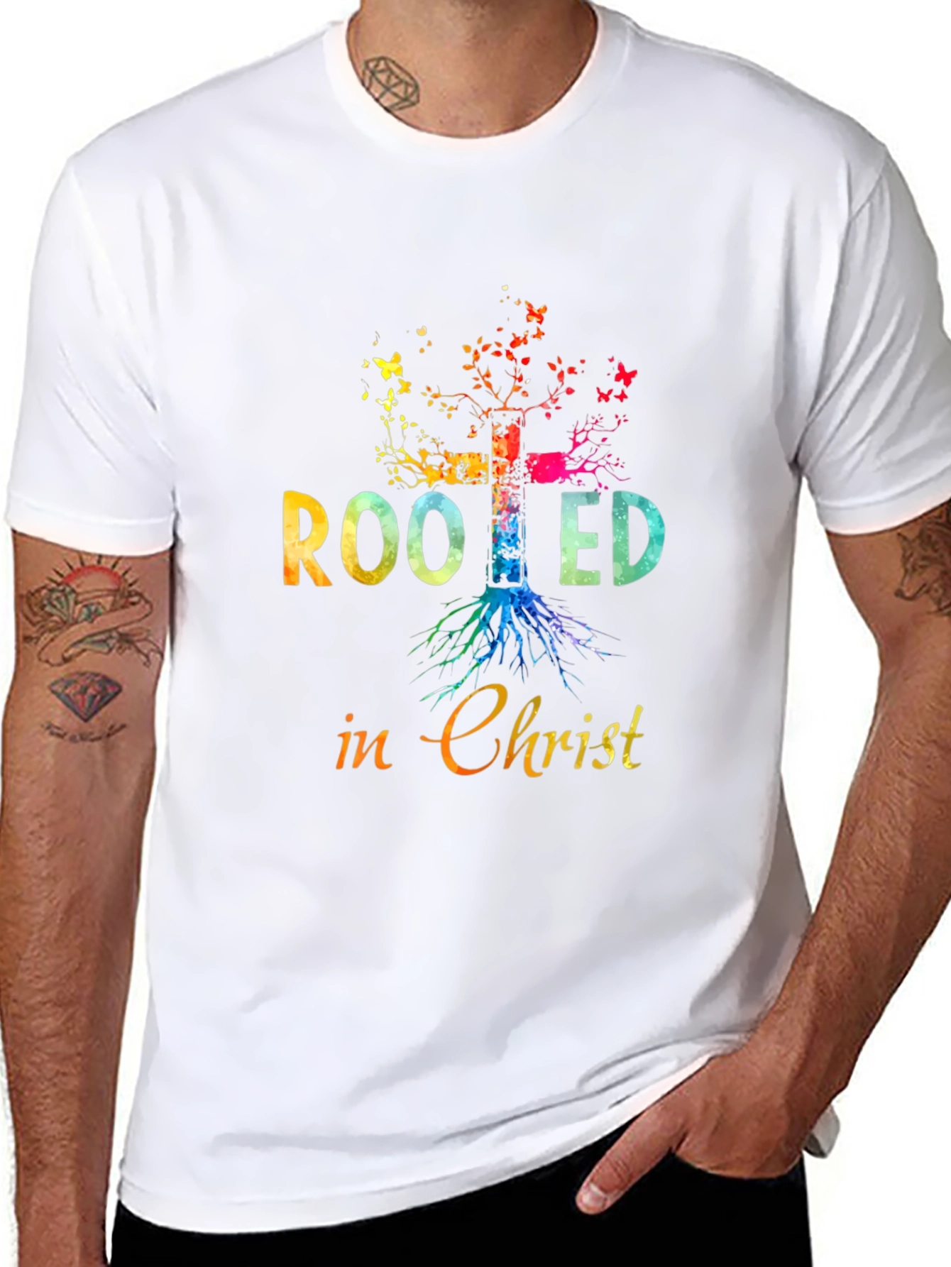 Rooted in Christ Graphic T-Shirt
