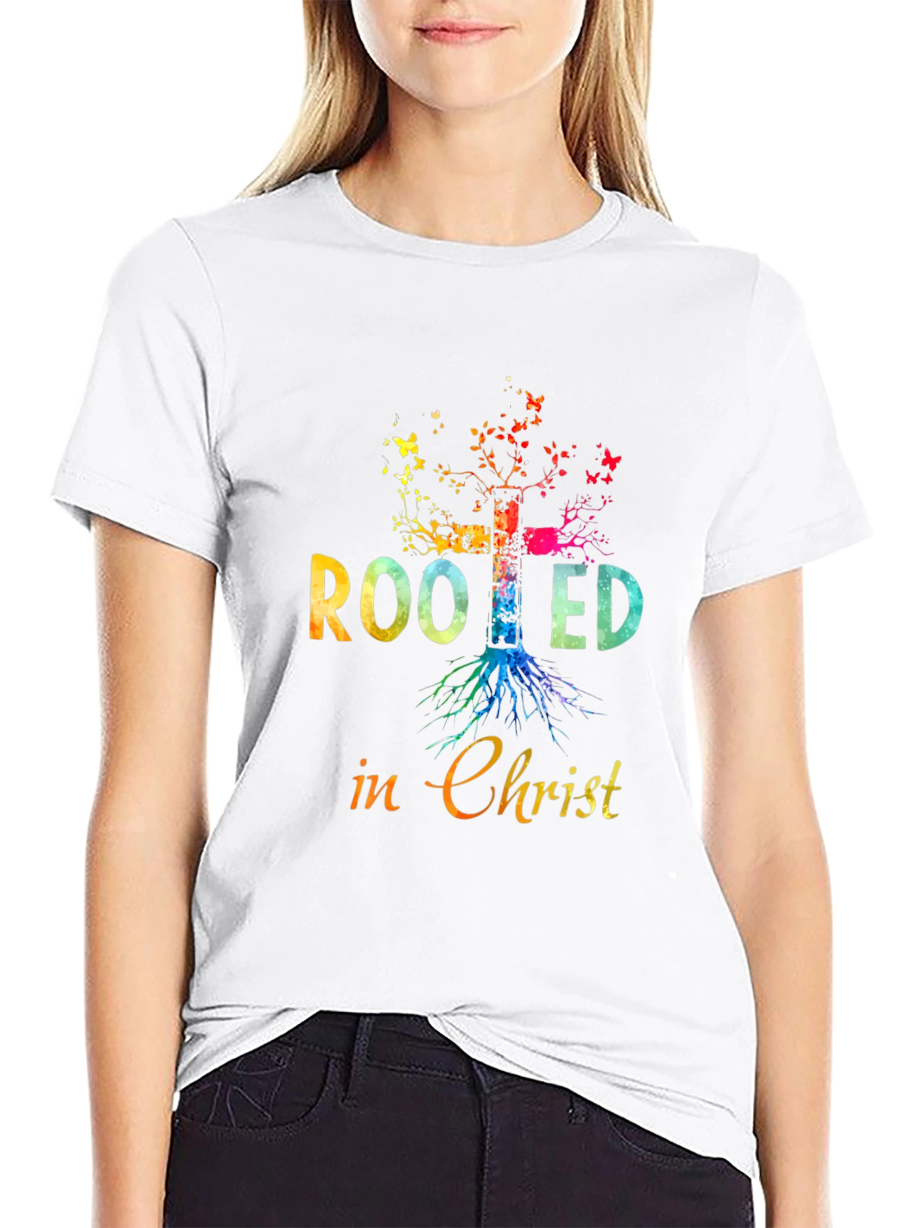 Rooted in Christ Graphic T-Shirt