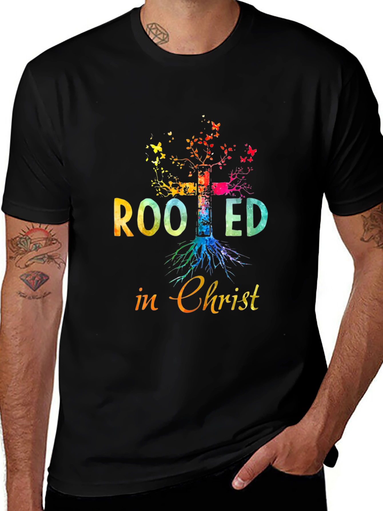 Rooted in Christ Graphic T-Shirt