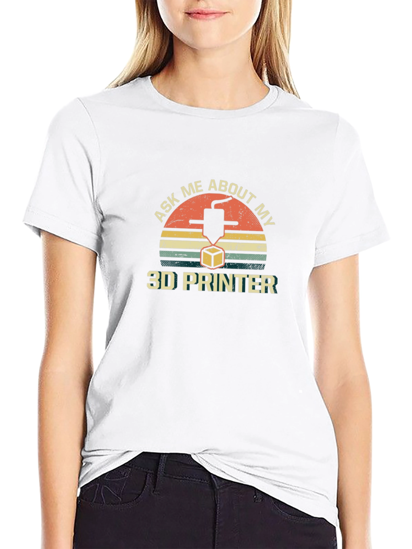 Ask Me About My 3D Printer T-Shirt