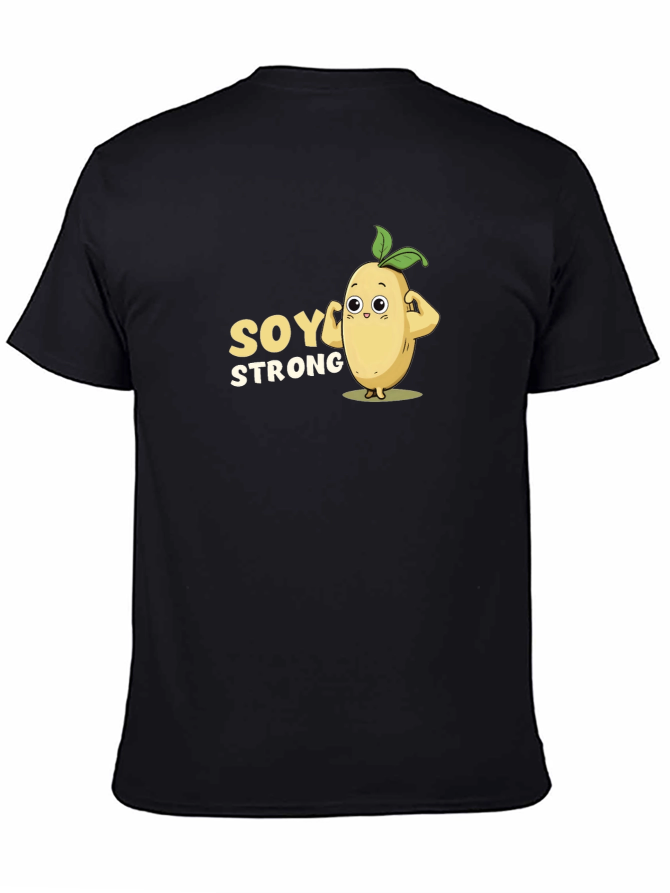 Soy Strong Graphic T-Shirt - Black