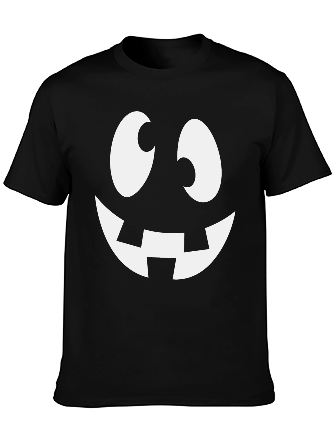 Spooky Smile Halloween T-Shirt - Black