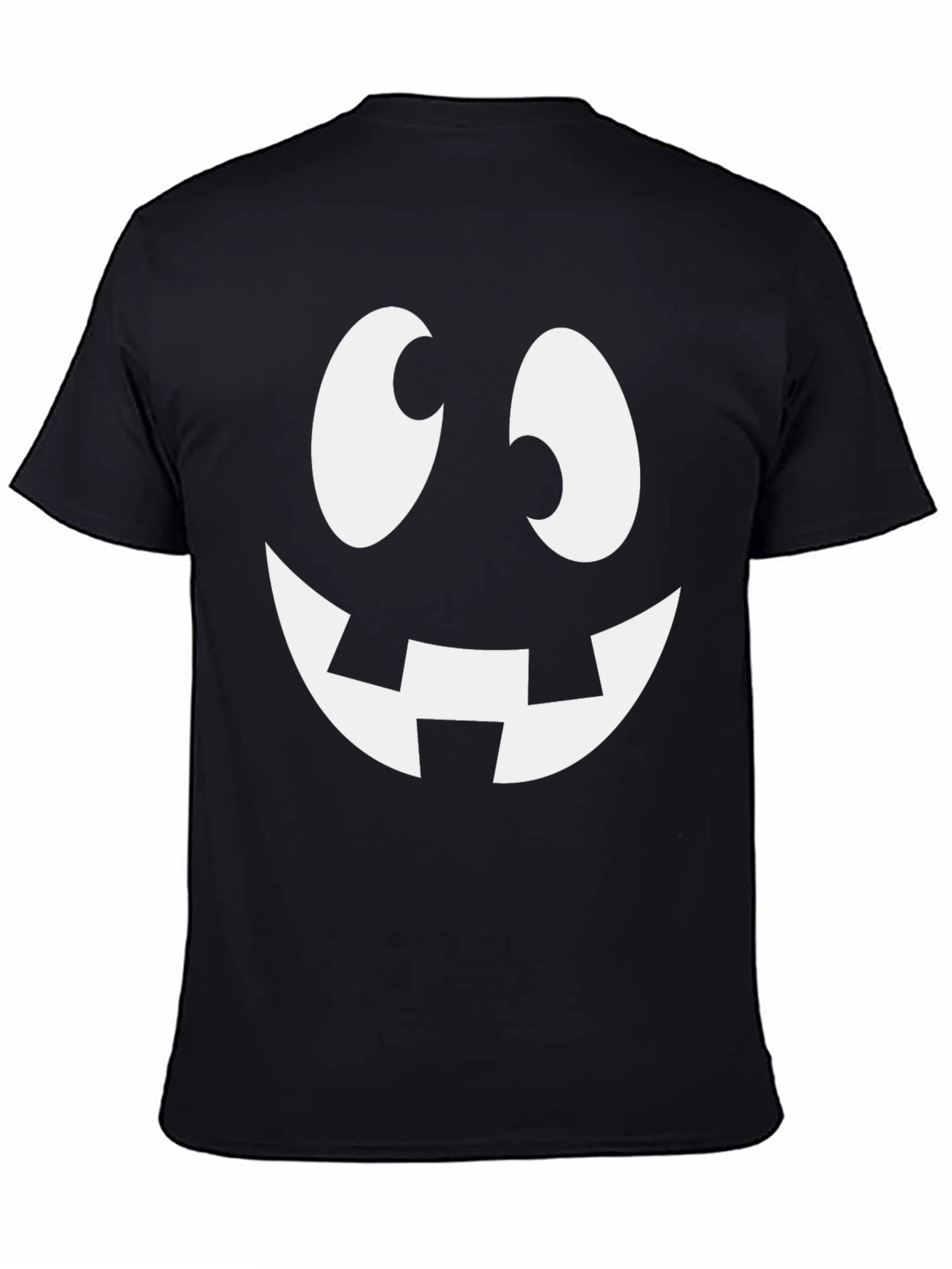 Spooky Smile Halloween T-Shirt - Black