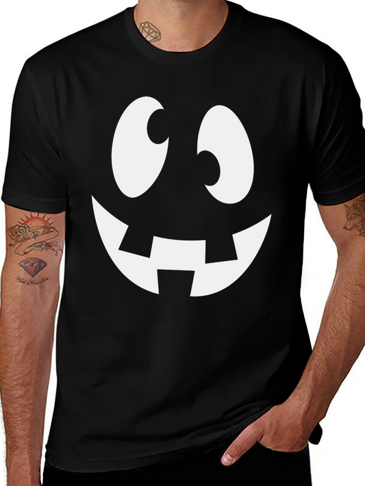 Spooky Smile Halloween T-Shirt - Black
