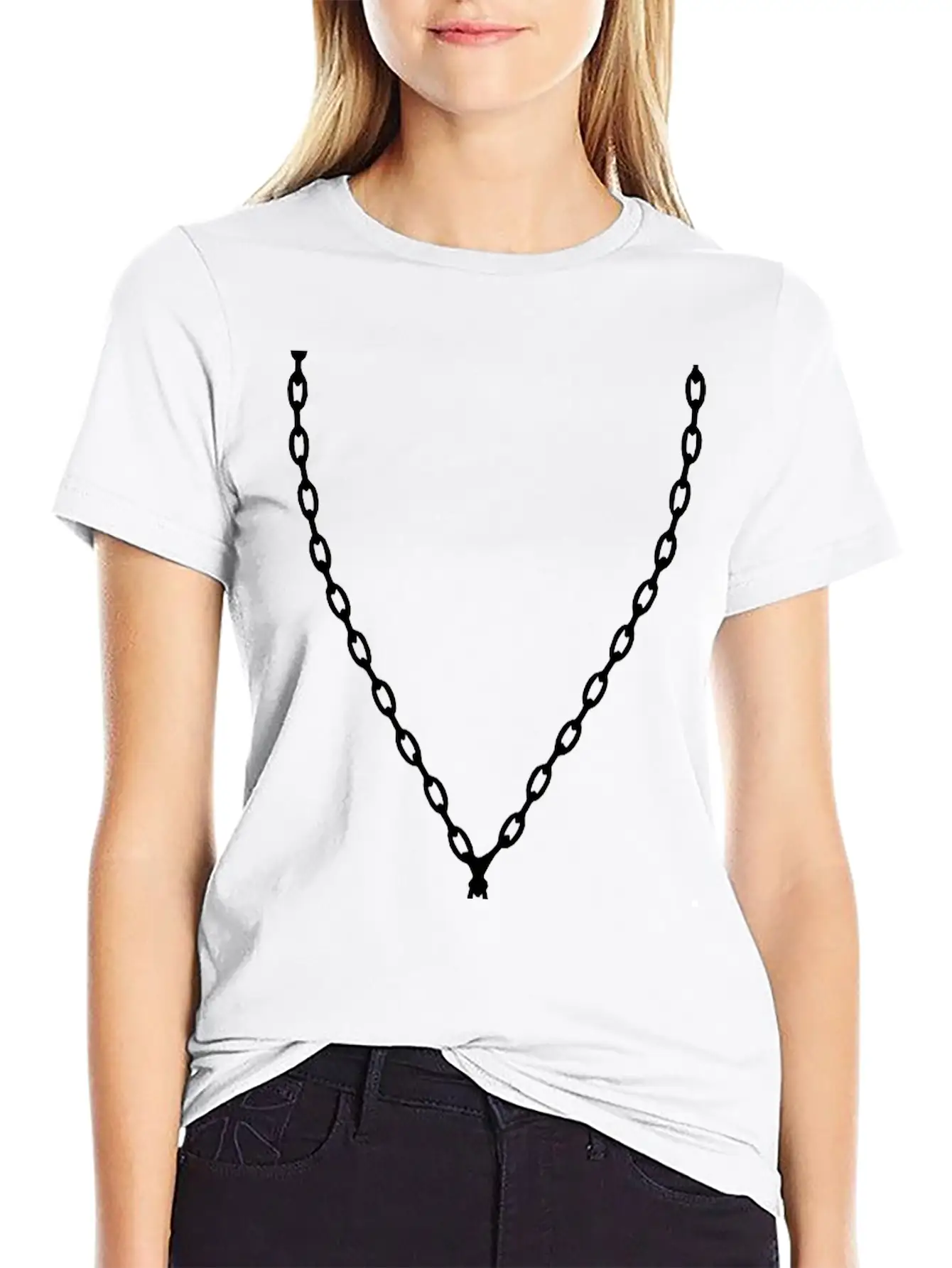 100 Dollar Necklace Relaxed Everyday Tee – Lightweight And Durable Cotton