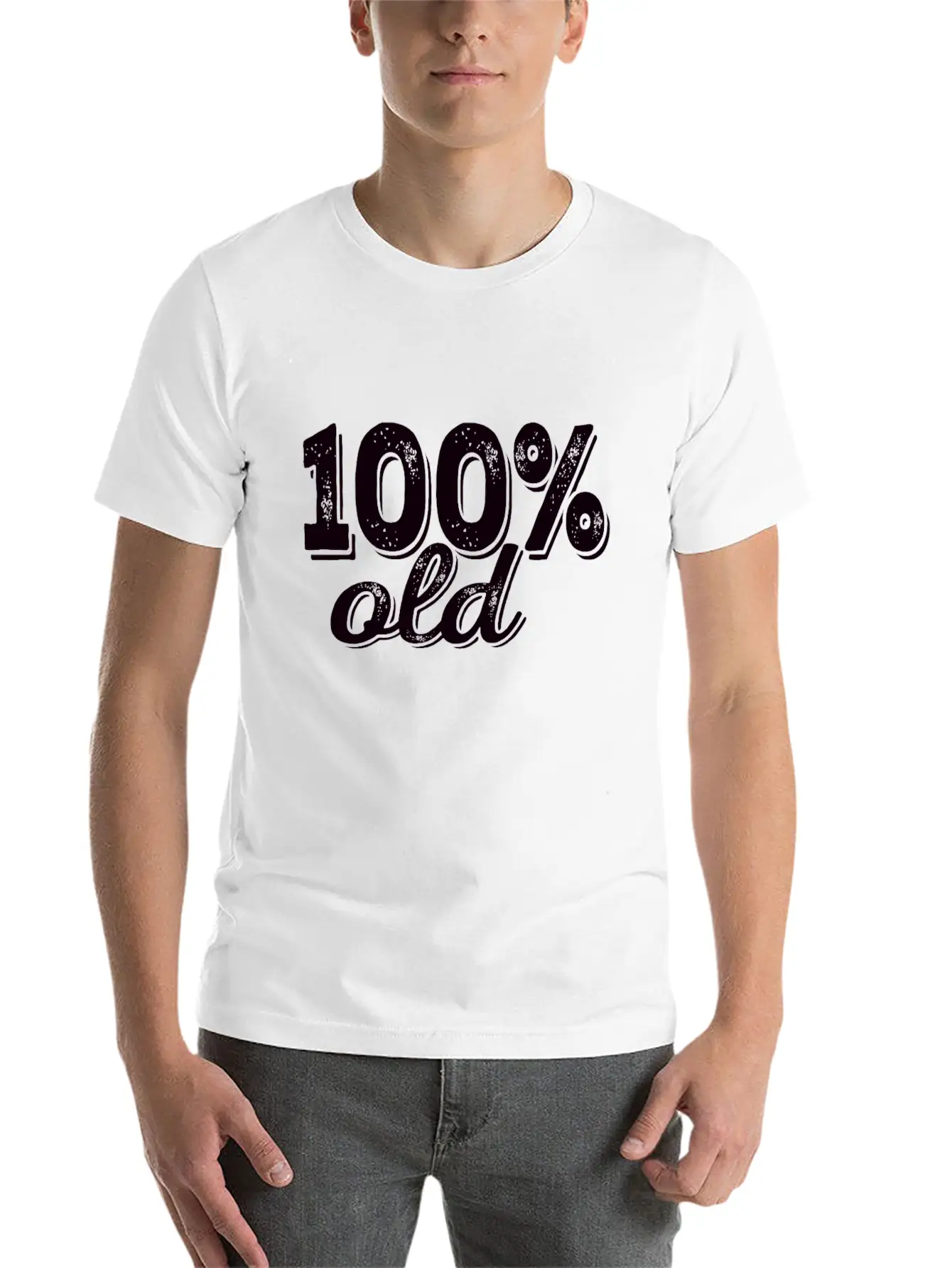 100 % Old Essential Cotton Tee For Daily Outfits – Unisex Style