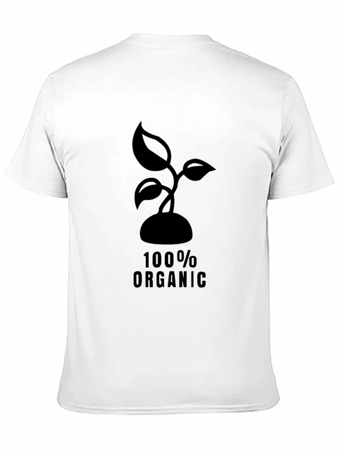 100% Organic Stylish Everyday T-Shirt – Unisex Basic Cotton Tee