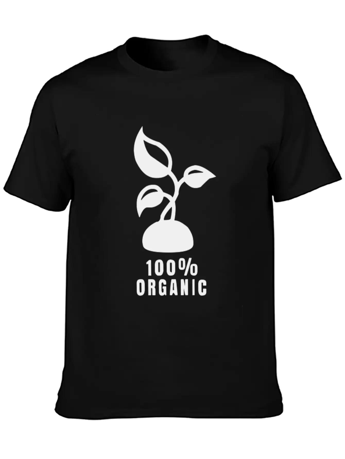 100% Organic Stylish Everyday T-Shirt – Unisex Basic Cotton Tee