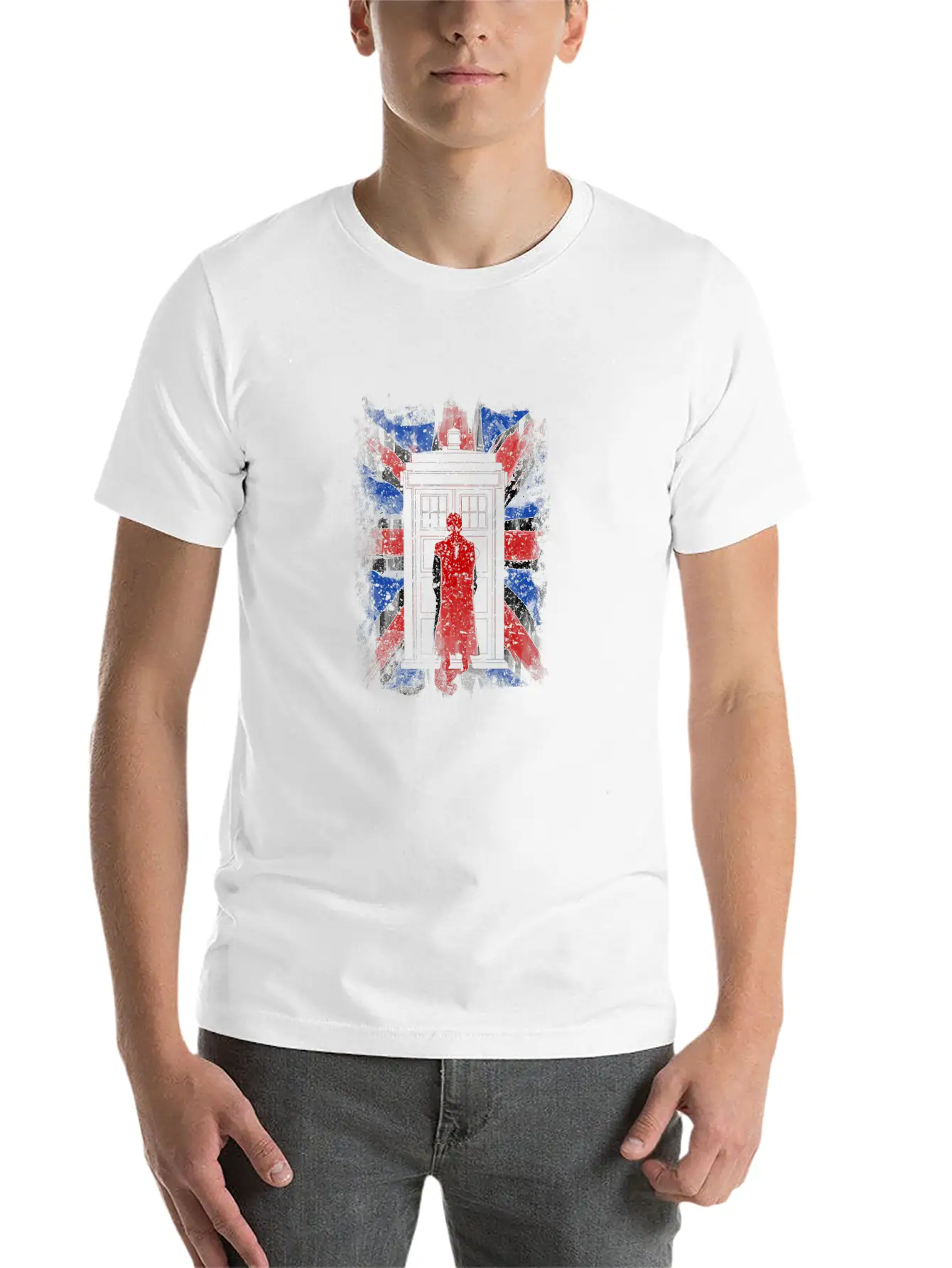 10Th United Kingdom Flag Essential Cotton Tee For Daily Outfits – Unisex Style