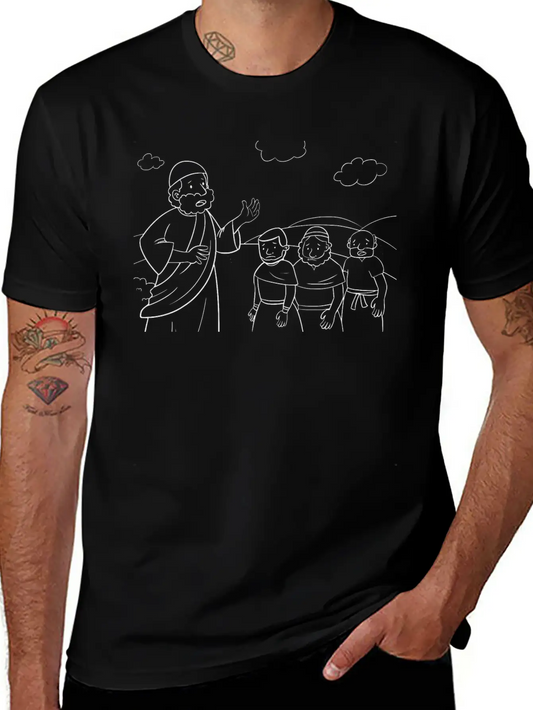 12 Numbers 14:3545 02 Lightweight Cotton T-Shirt – Daily Comfort Graphic Shirt