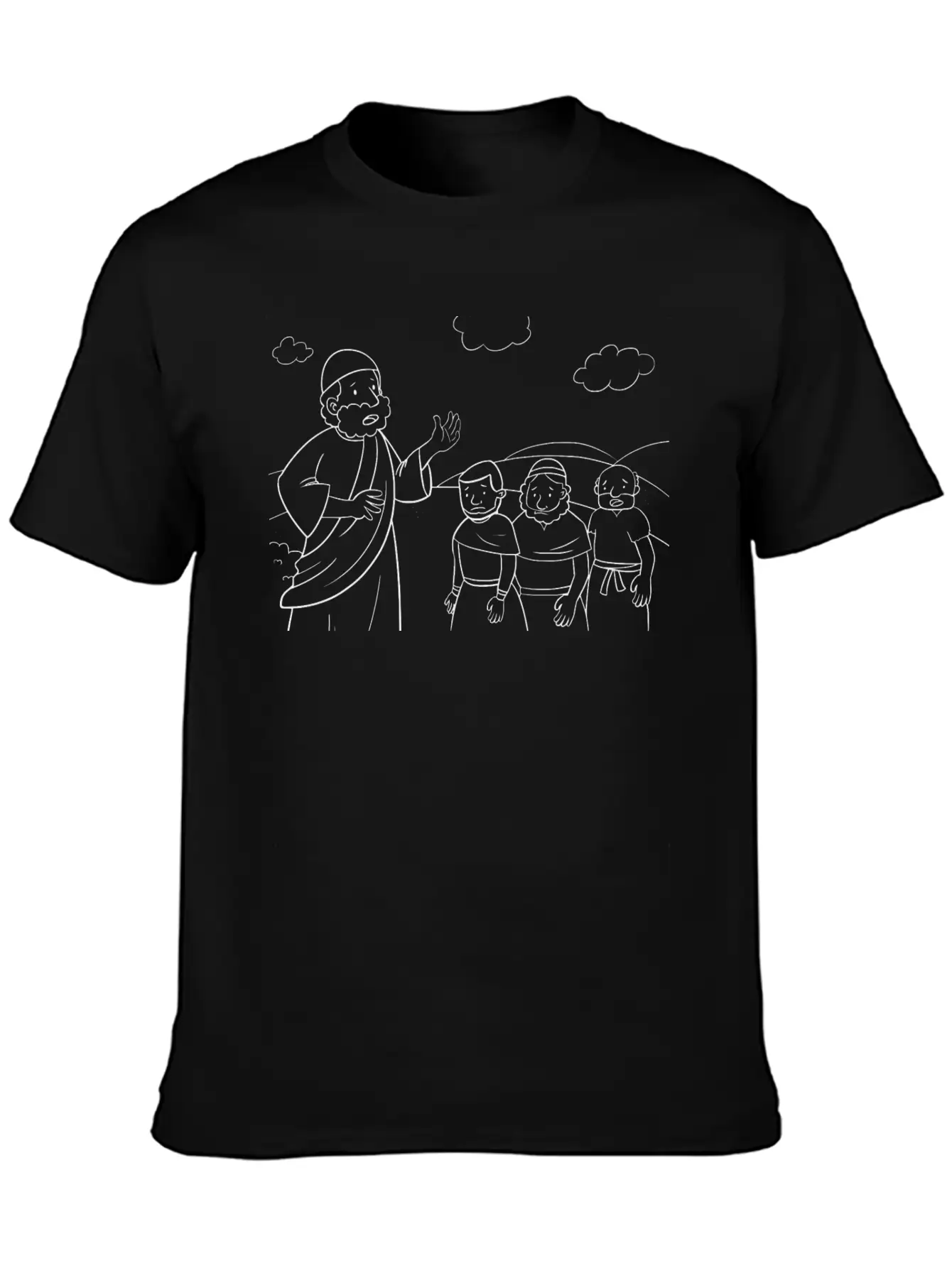 12 Numbers 14:3545 02 Lightweight Cotton T-Shirt – Daily Comfort Graphic Shirt