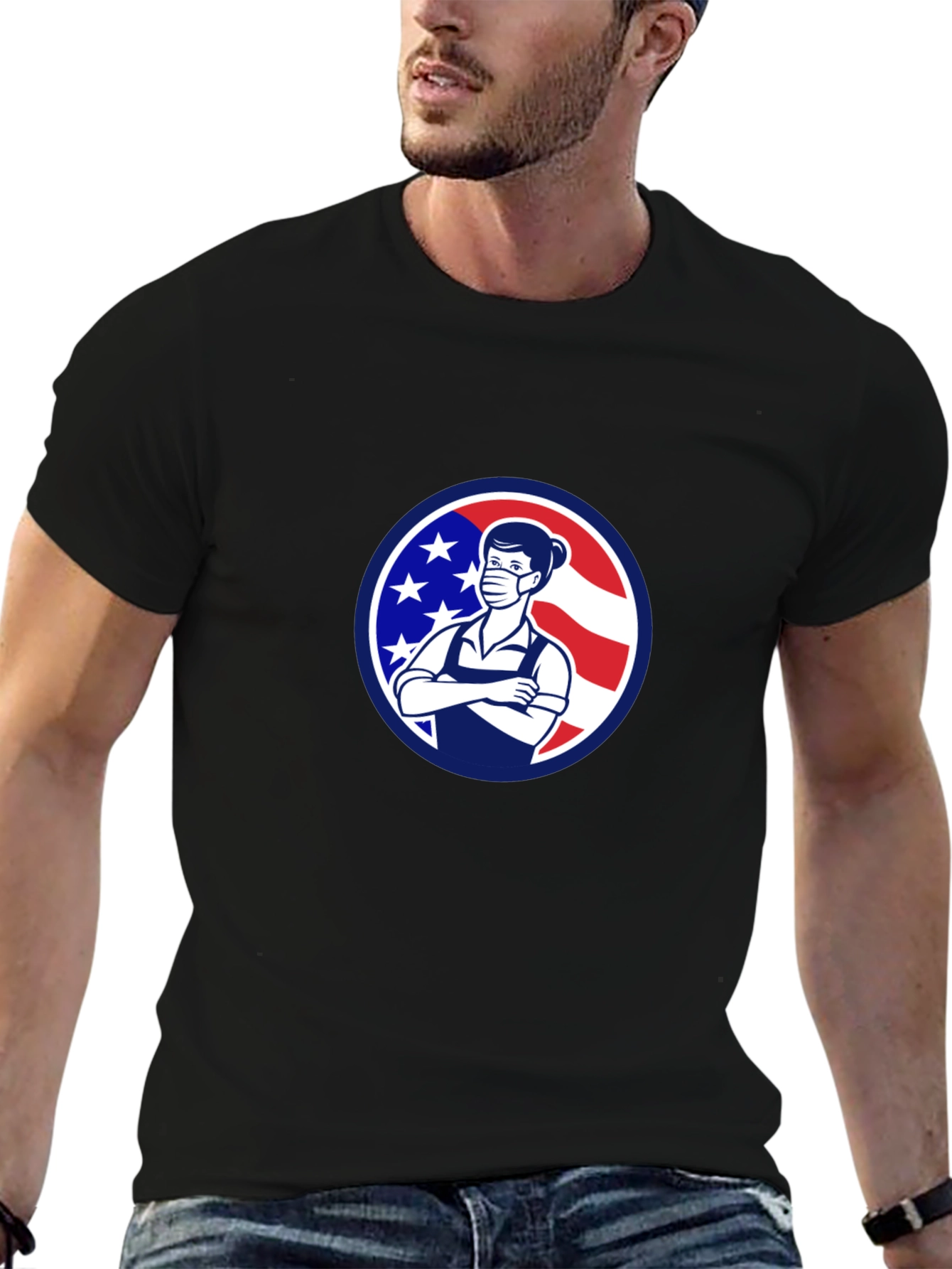 Patriotic Nurse T-Shirt - Unisex Style