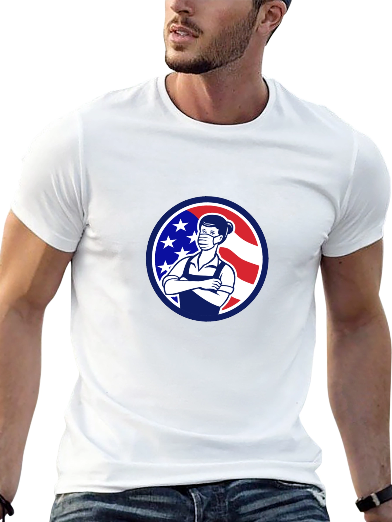 Patriotic Nurse T-Shirt - Unisex Style