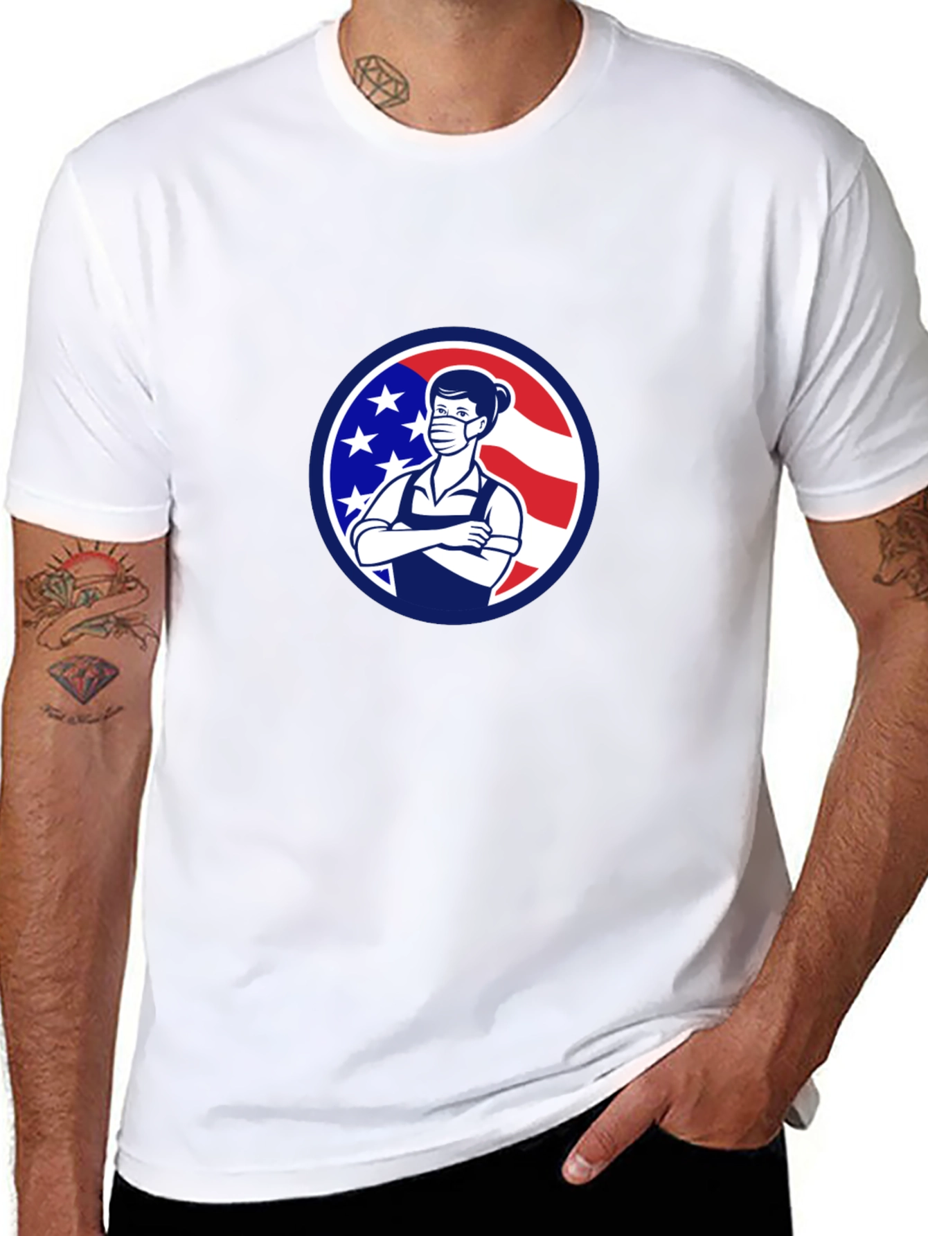 Patriotic Nurse T-Shirt - Unisex Style